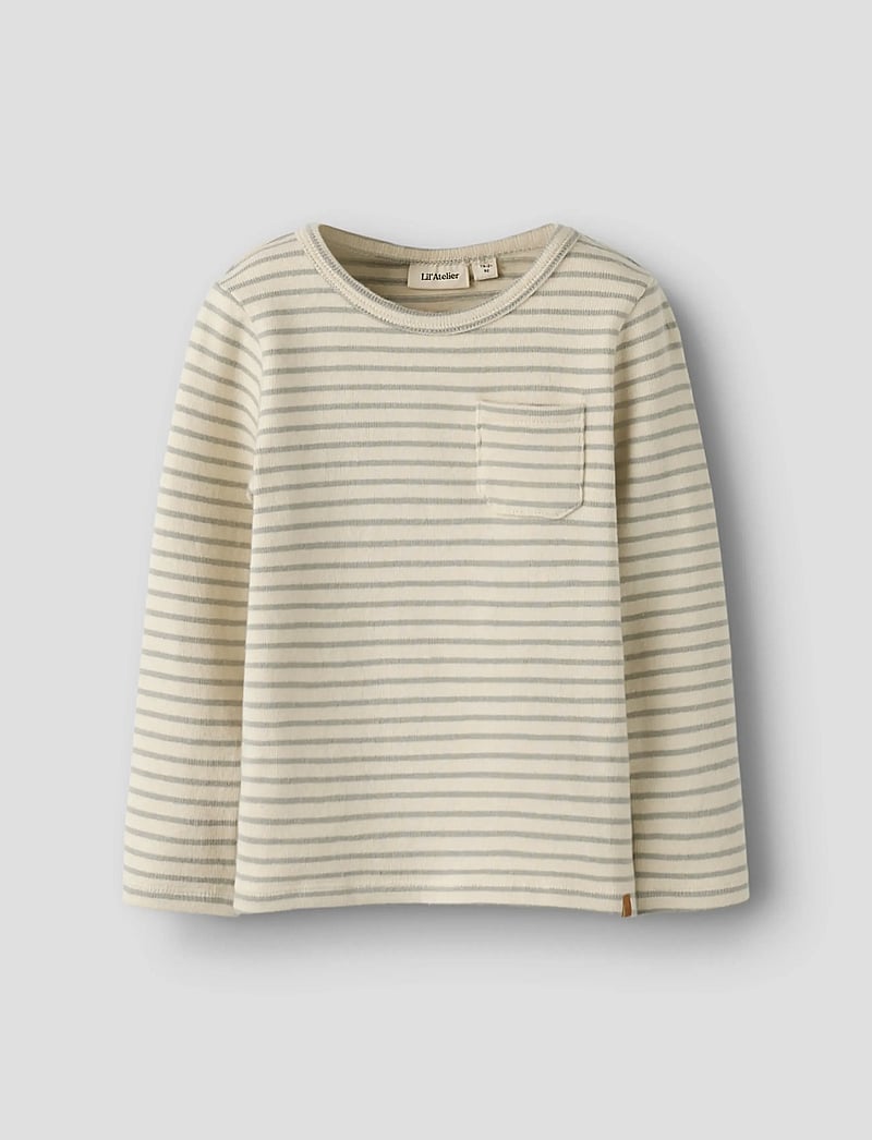 Lil'Atelier - NMMTHORO JEN LS SLIM TOP LIL - turtledove - 0