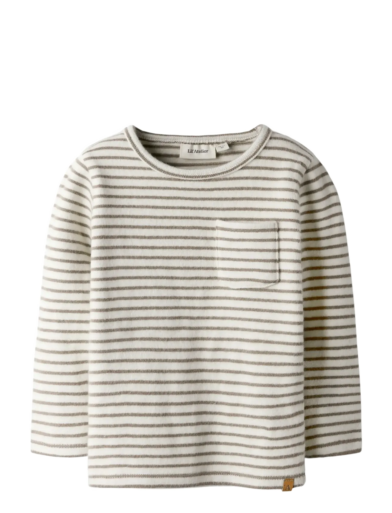 Lil'Atelier - NMMTHORO JEN LS SLIM TOP LIL - turtledove - 1