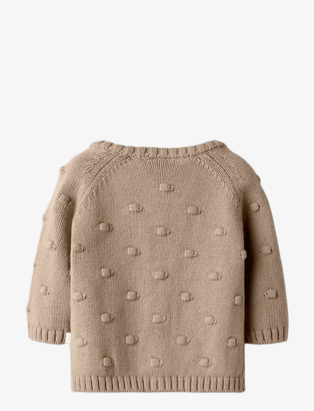 Lil'Atelier - NBNGABLE LS KNIT CARD LIL - cardigans - oxford tan - 1