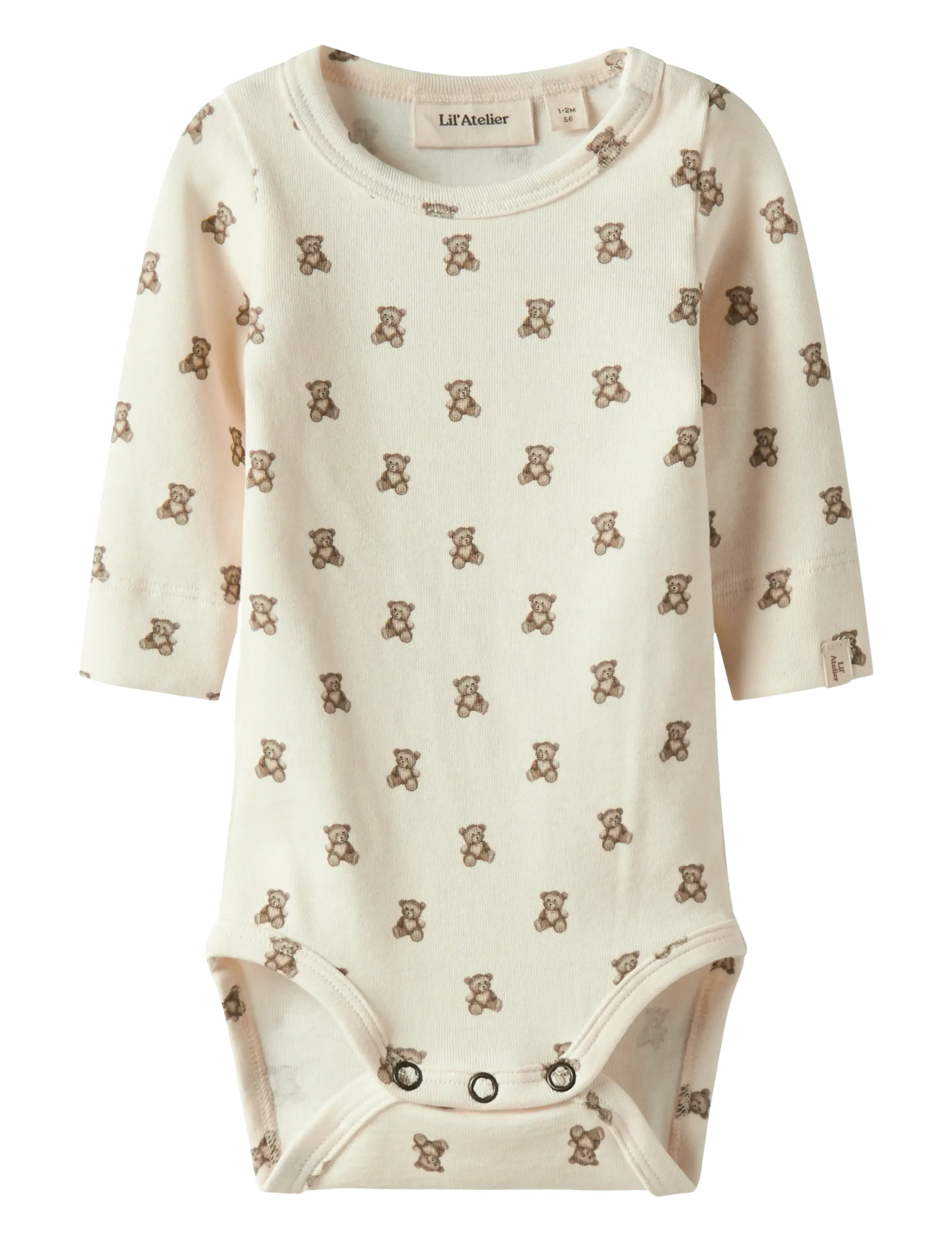 Lil'Atelier NBNGAYO ELO LS SLIM BODY LIL NOOS - 4 for 3 - TURTLEDOVE / cream