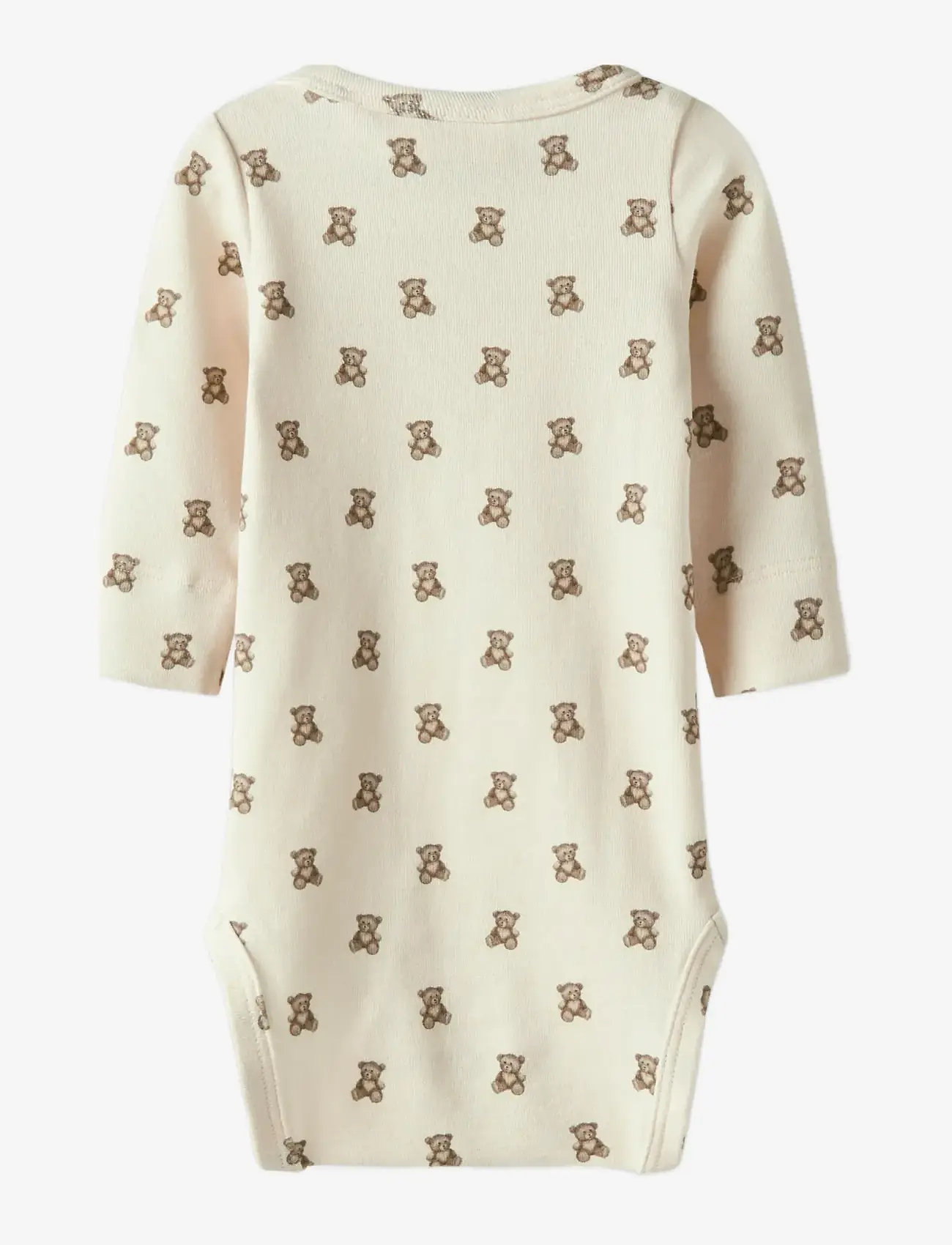 Lil'Atelier - NBNGAYO ELO LS SLIM BODY LIL NOOS - långärmade bodies - turtledove - 1