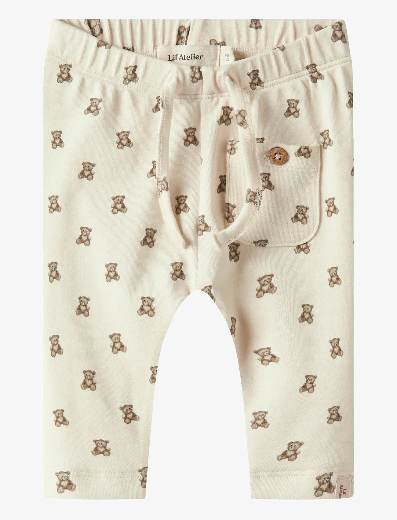 Lil'Atelier - NBNGAYO ELI REG PANT LIL NOOS - babybyxor - turtledove - 0