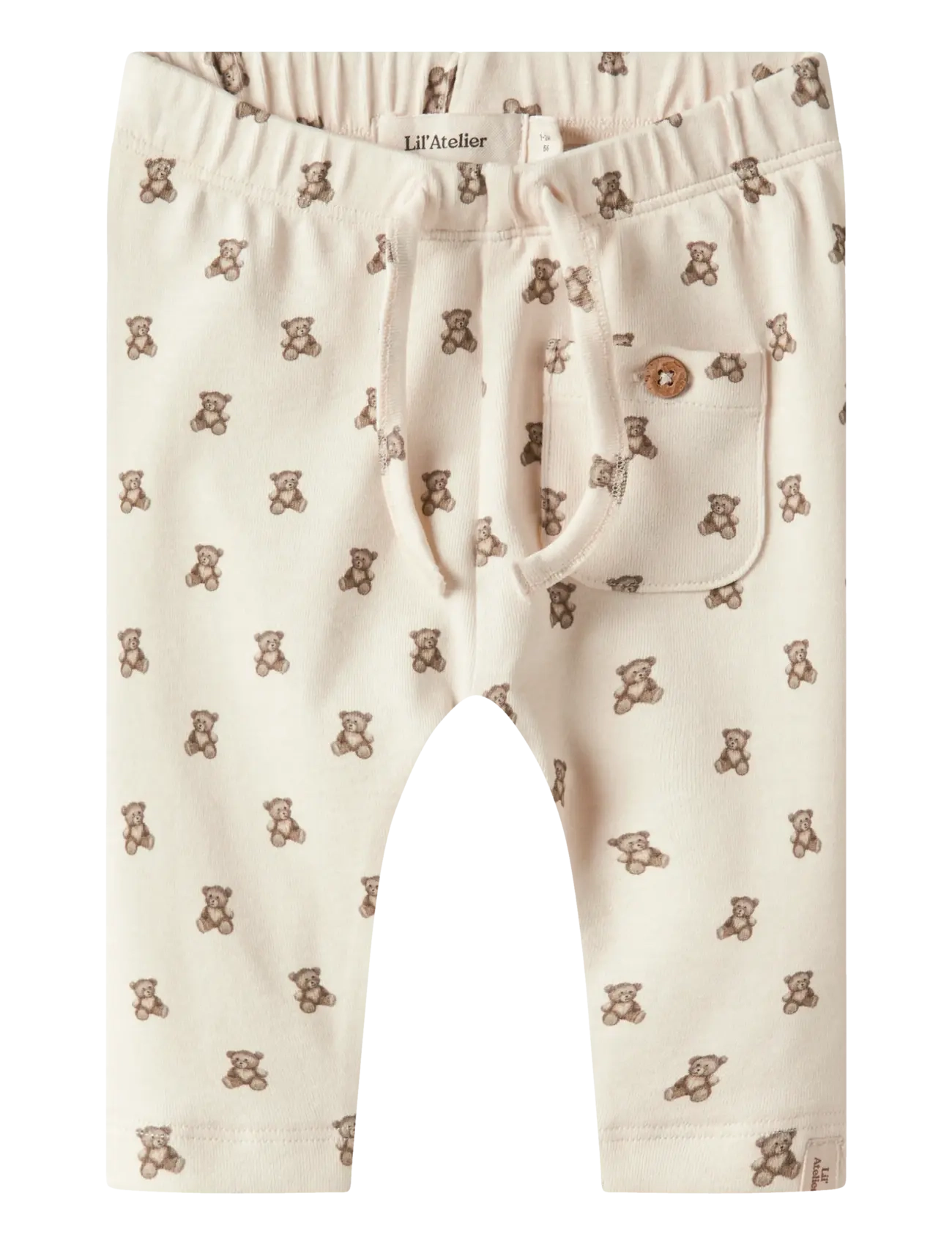 Lil'Atelier NBNGAYO ELI REG PANT LIL NOOS - Last chance - TURTLEDOVE / cream