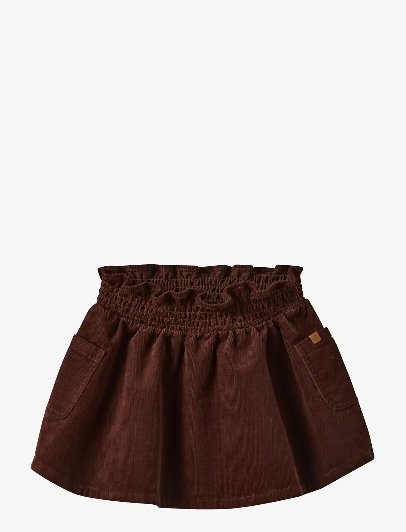 Lil'Atelier - NMFOBERT CORD SKIRT 4122-HG LIL - short skirts - hot chocolate - 0