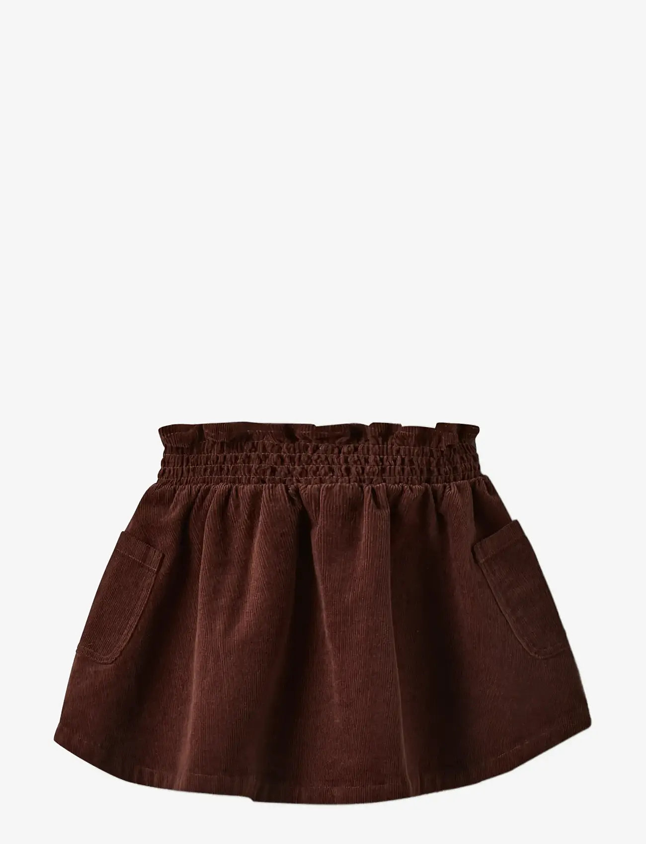 Lil'Atelier - NMFOBERT CORD SKIRT 4122-HG LIL - short skirts - hot chocolate - 1