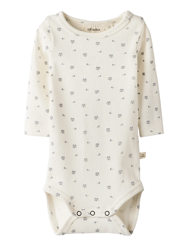 Lil'Atelier - NBNLAGO MIO LS SLIM BODY LIL - langärmelige bodys - coconut milk - 0