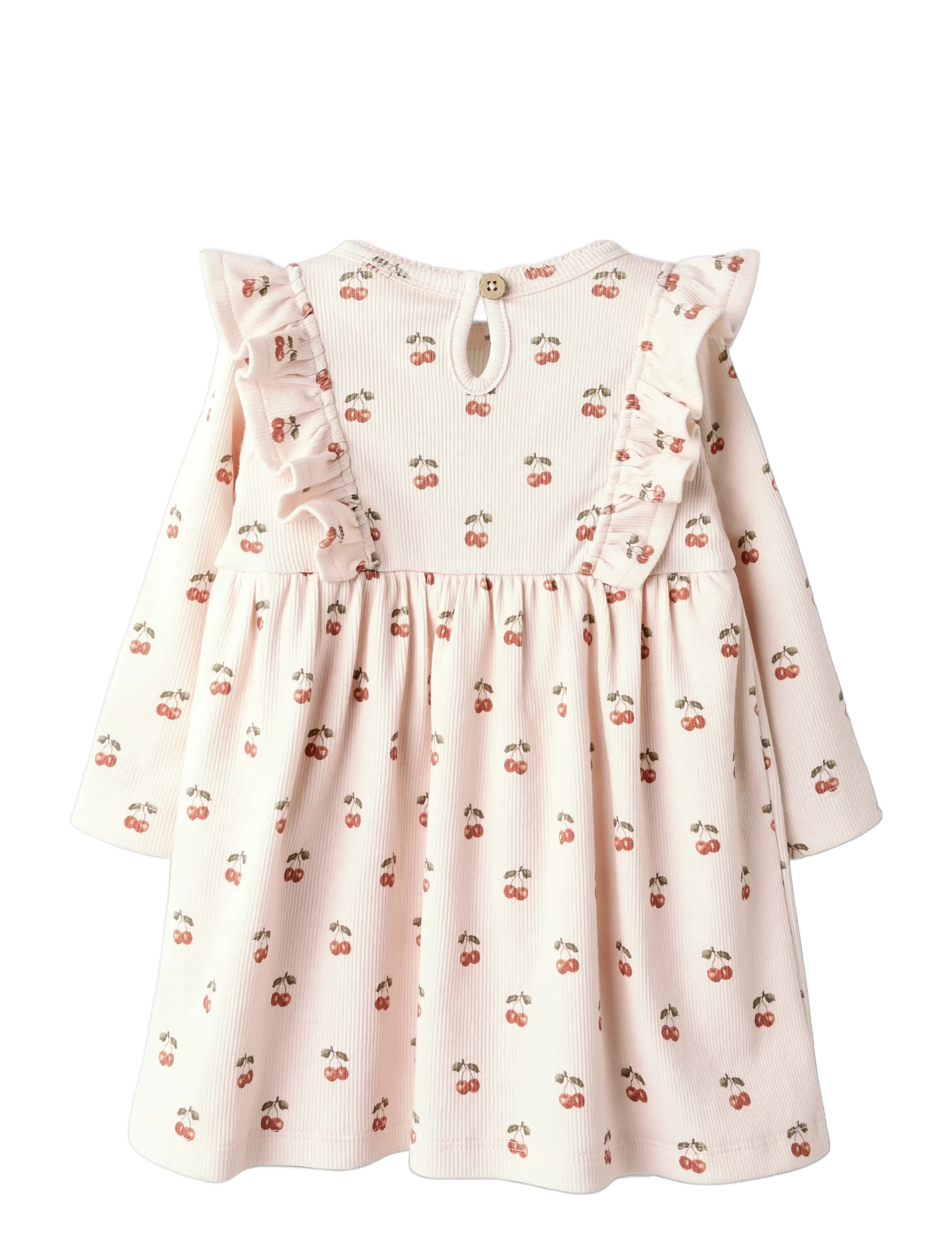 Lil'Atelier - NBFLAVO ENA LS REG BODY DRESS - langärmelige babykleider - silver peony - 1
