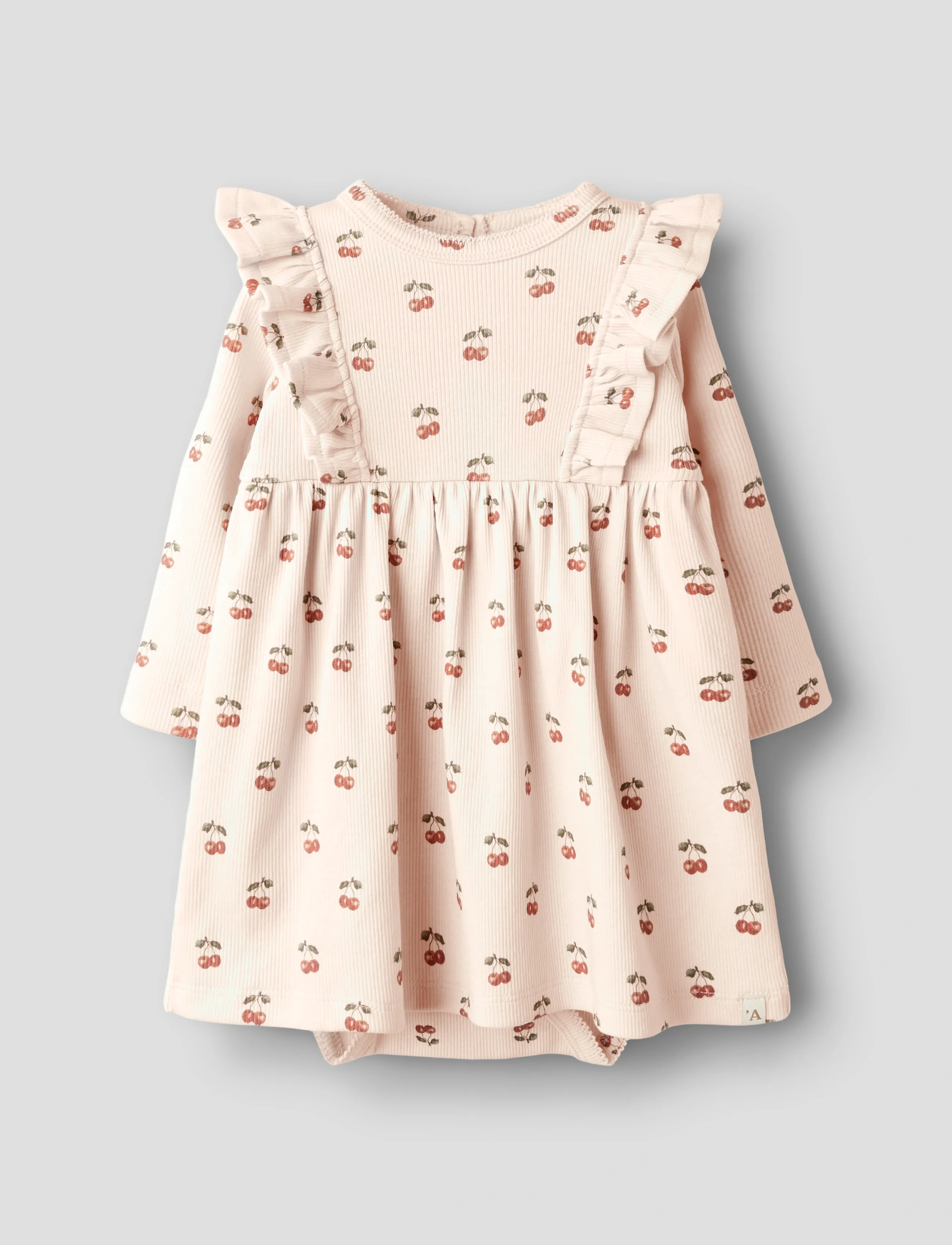 Lil'Atelier Nbflavo Ena Ls Reg Body Dress, 56, Casual Dresses, Creme - Long-sleeved Kinder