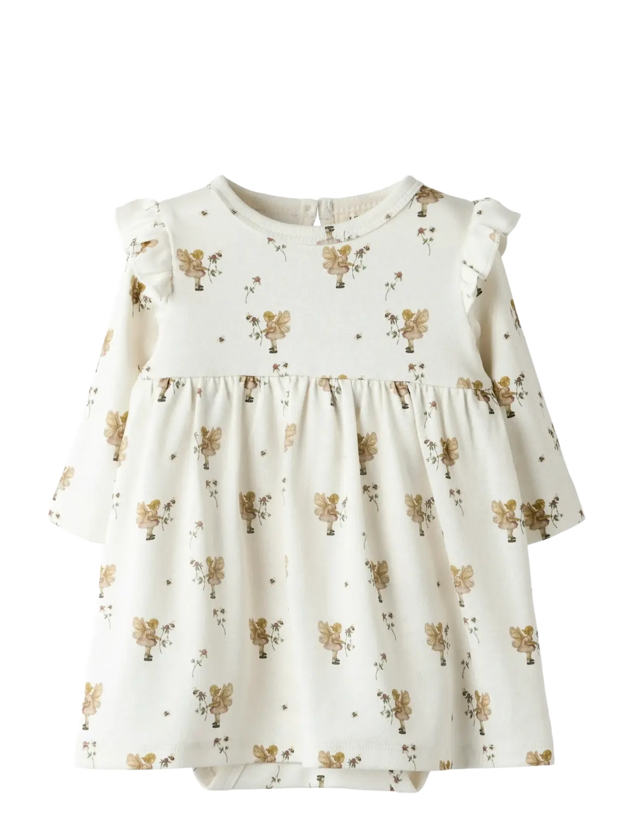 Lil'Atelier - NBFLAYO ENK LS BODY DRESS LIL - coconut milk - 1
