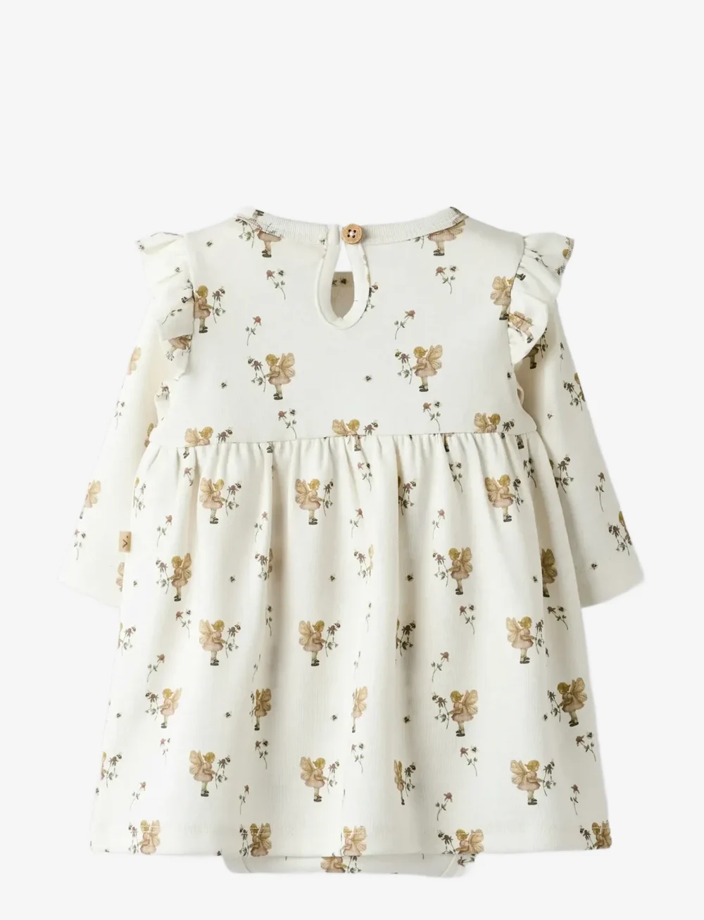 Lil'Atelier - NBFLAYO ENK LS BODY DRESS LIL - langärmelige babykleider - coconut milk - 2