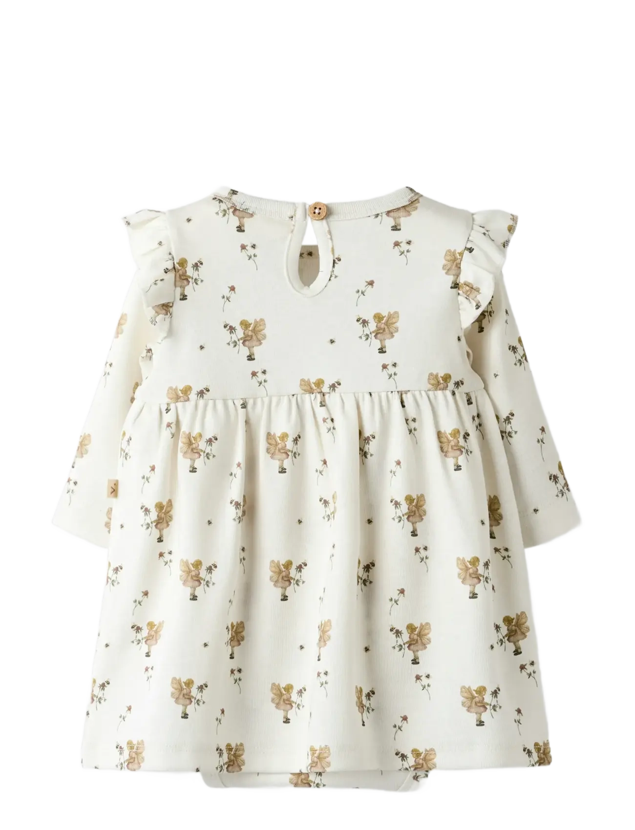 Lil'Atelier - NBFLAYO ENK LS BODY DRESS LIL - coconut milk - 2