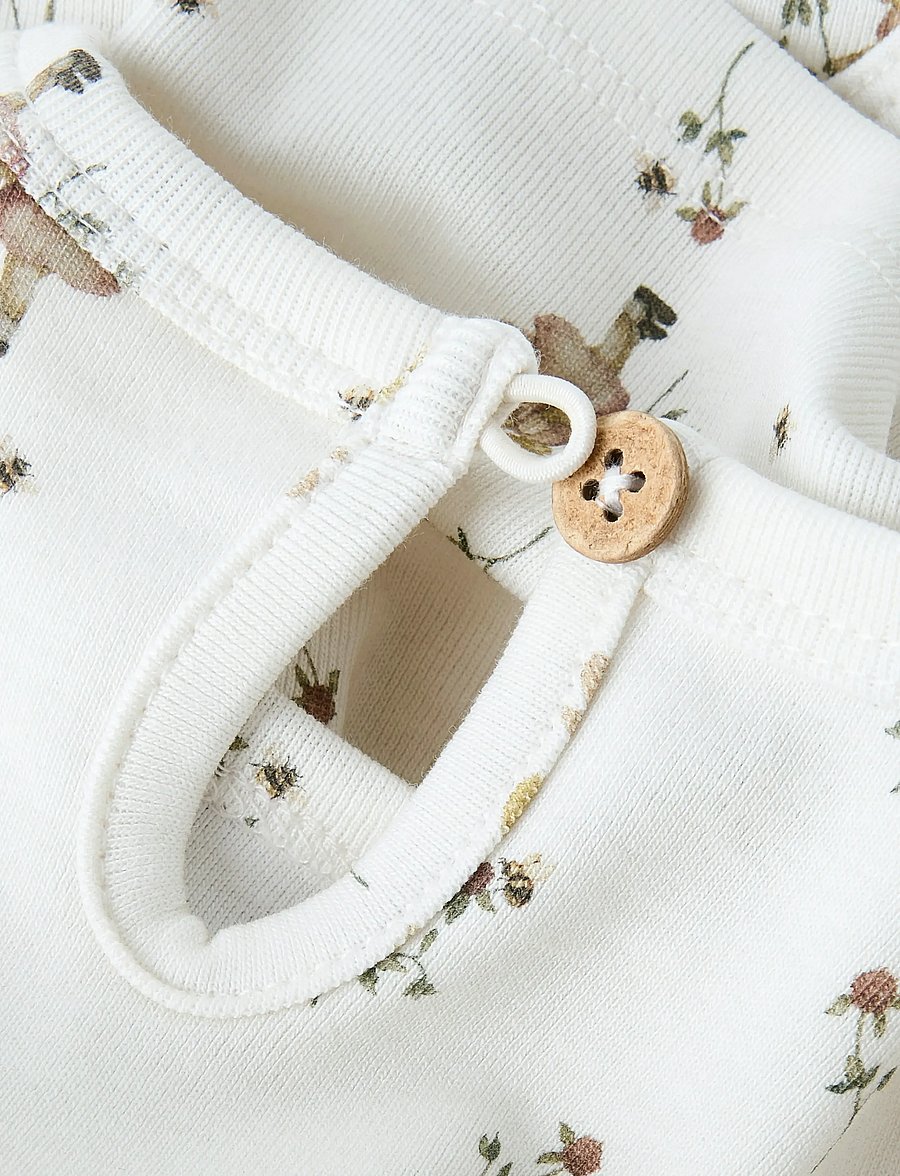 Lil'Atelier - NBFLAYO ENK LS BODY DRESS LIL - coconut milk - 3