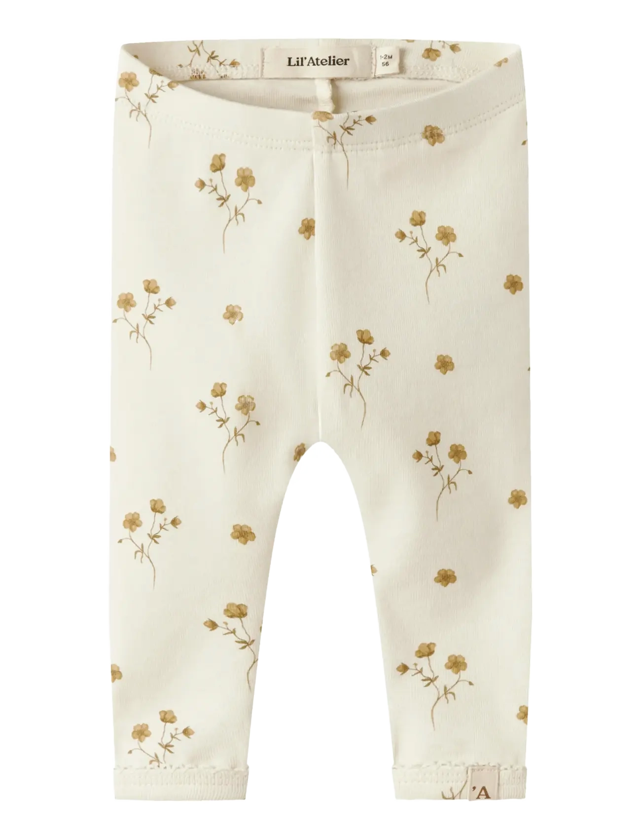 Lil'Atelier NBFLAYO SIN SLIM LEGGINGS LIL - Underdele - COCONUT MILK / cream