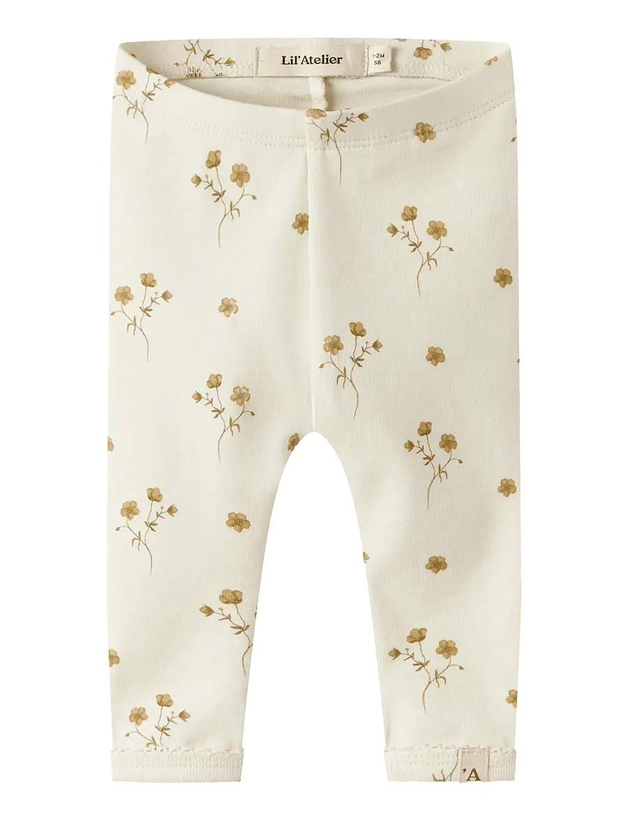 Lil'Atelier - NBFLAYO SIN SLIM LEGGINGS LIL - leggings - coconut milk - 1