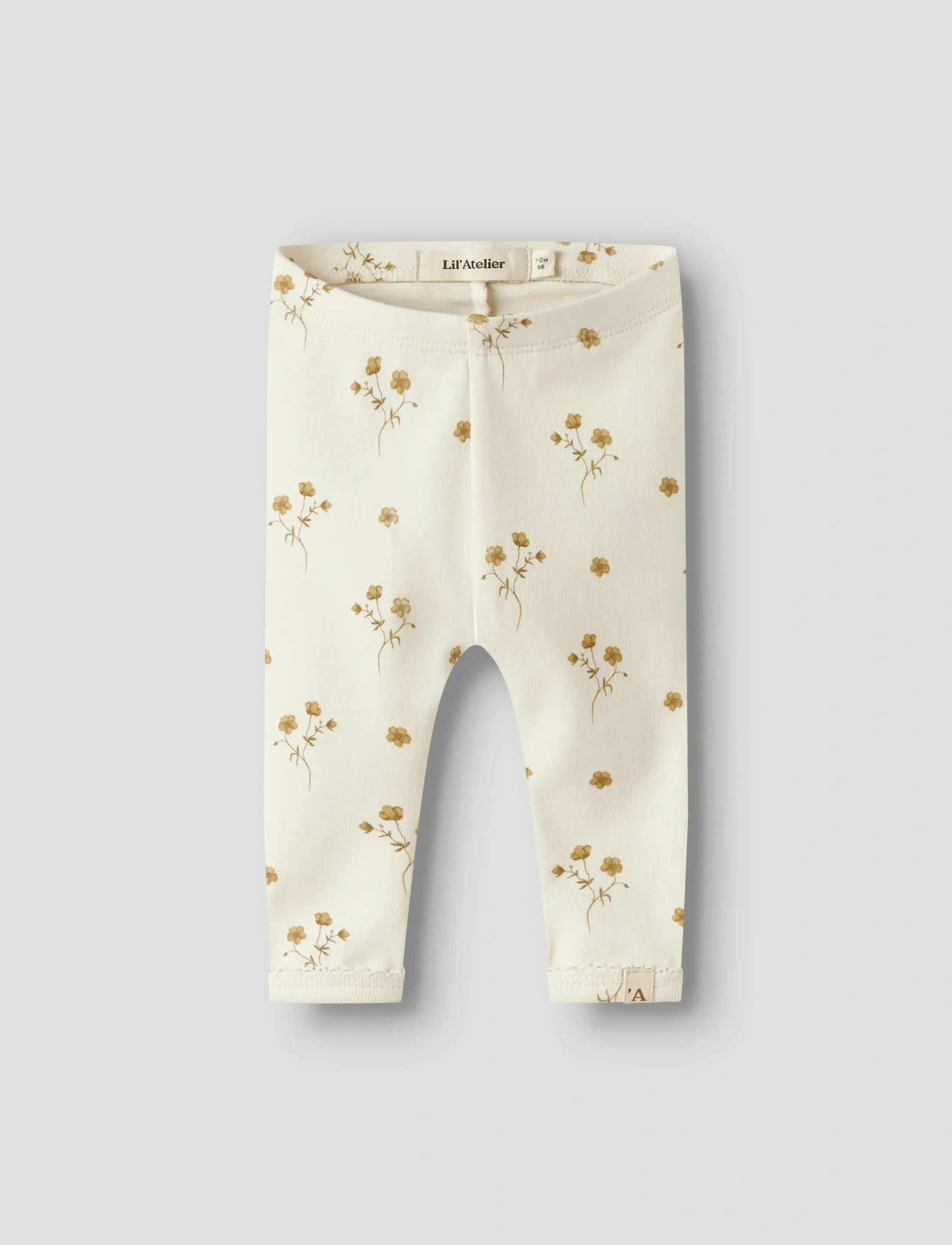 Lil'Atelier NBFLAYO SIN SLIM LEGGINGS LIL - Leggings - COCONUT MILK / cream