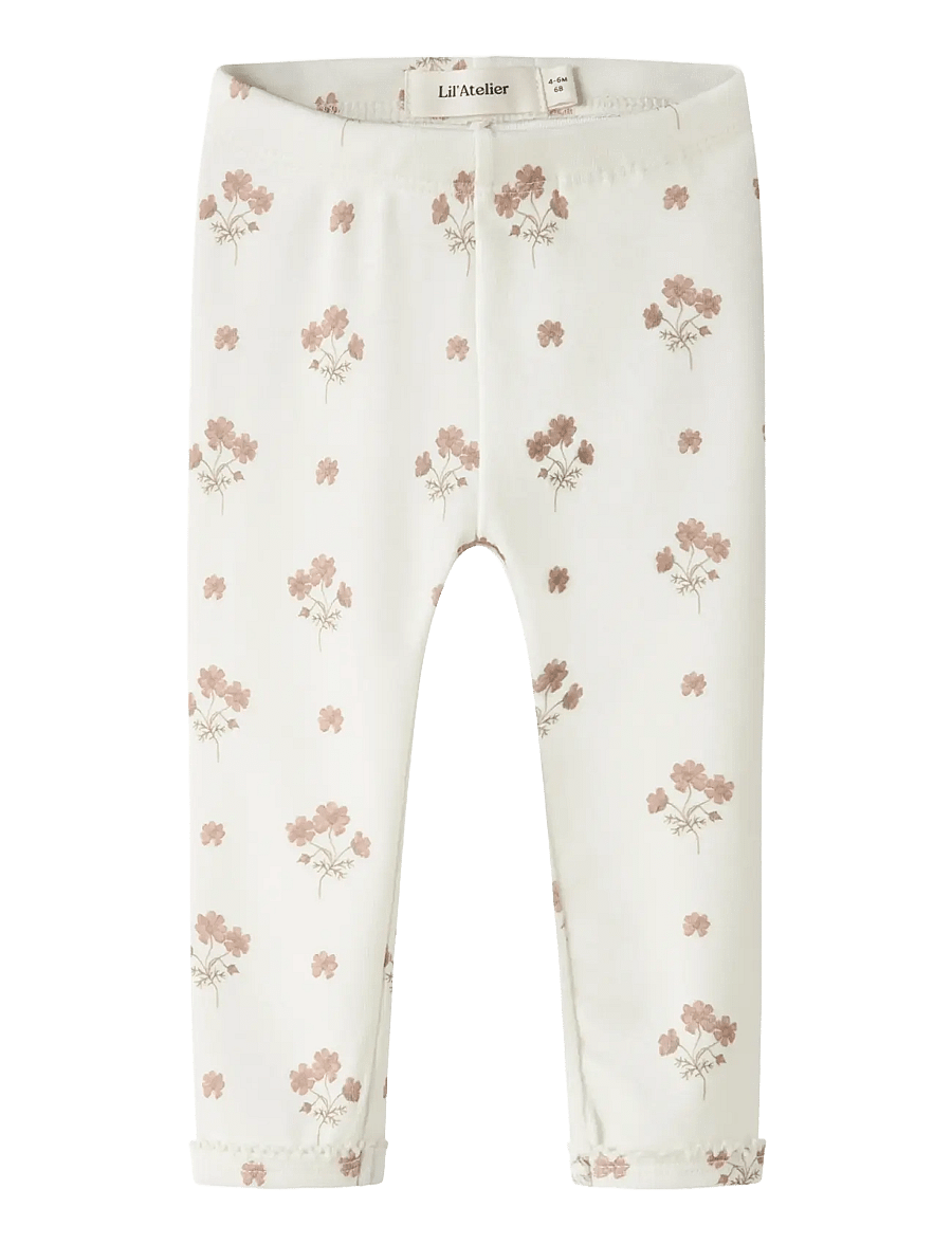 Lil'Atelier - NBFLAYO SIN SLIM LEGGINGS LIL - leggings - coconut milk - 0