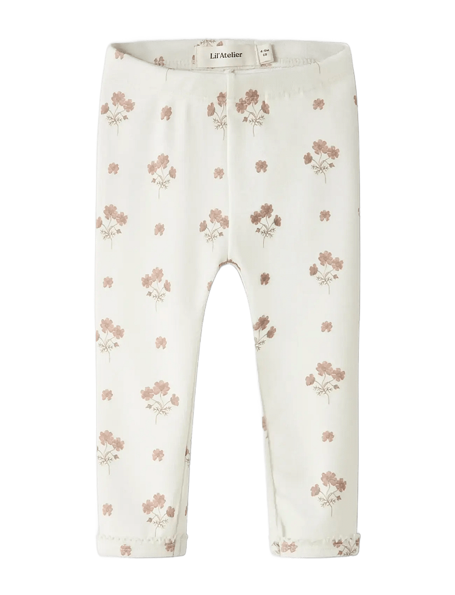 Lil'Atelier - NBFLAYO SIN SLIM LEGGINGS LIL - leggings - coconut milk - 2