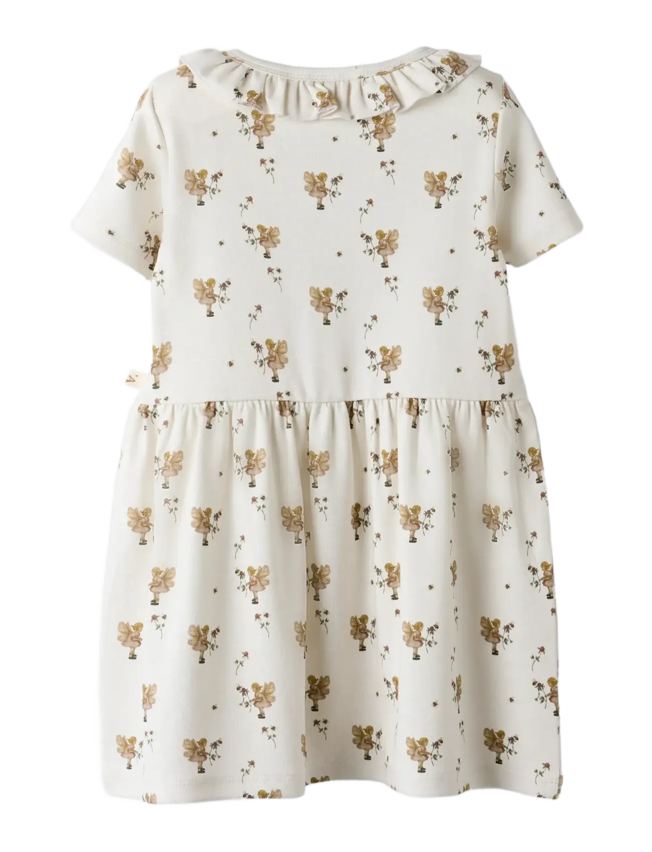 Lil'Atelier - NMFLAYO LOA SS DRESS LIL - kortærmede hverdagskjoler - coconut milk - 1