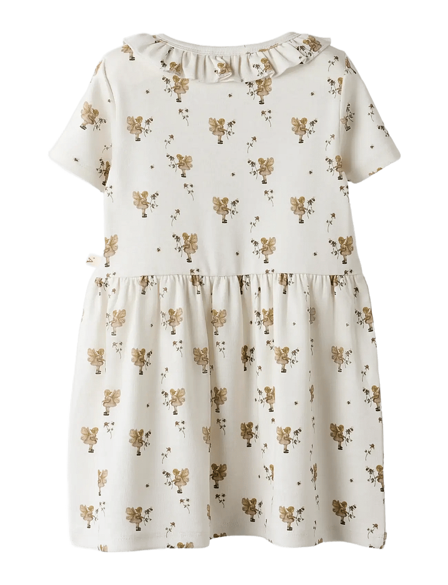 Lil'Atelier - NMFLAYO LOA SS DRESS LIL - kortærmede hverdagskjoler - coconut milk - 1