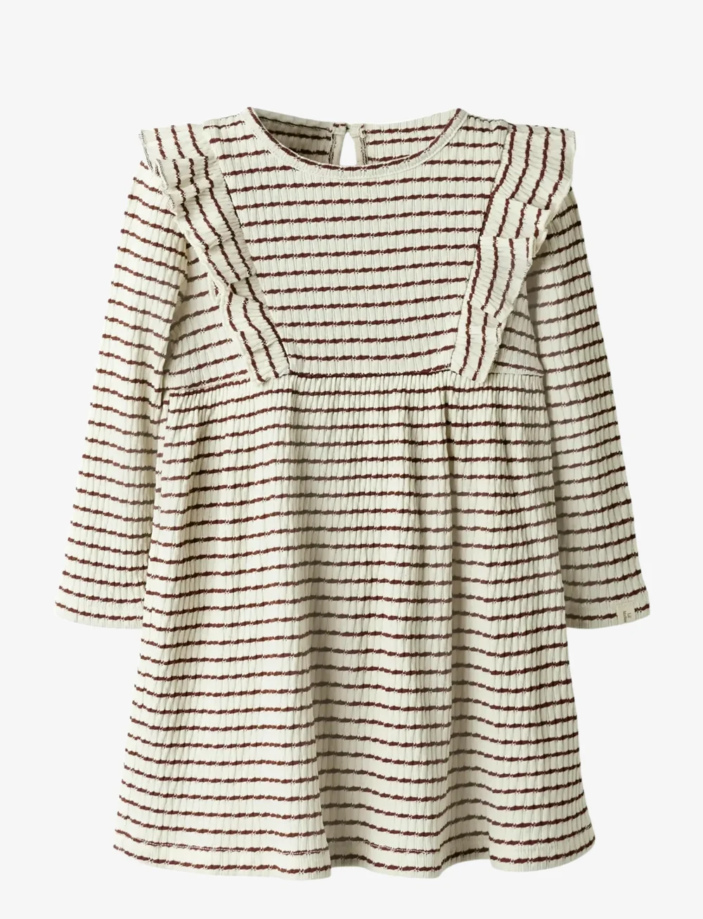 Lil'Atelier - NMFOSOPHIA LS DRESS LIL - casual jurken met lange mouwen - hot chocolate - 0