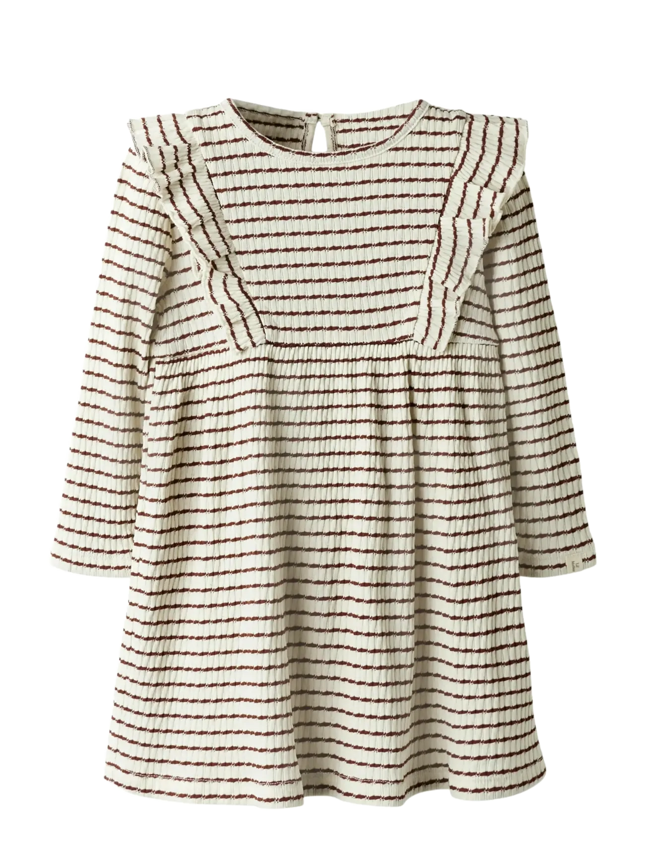 Lil'Atelier - NMFOSOPHIA LS DRESS LIL - hot chocolate - 1