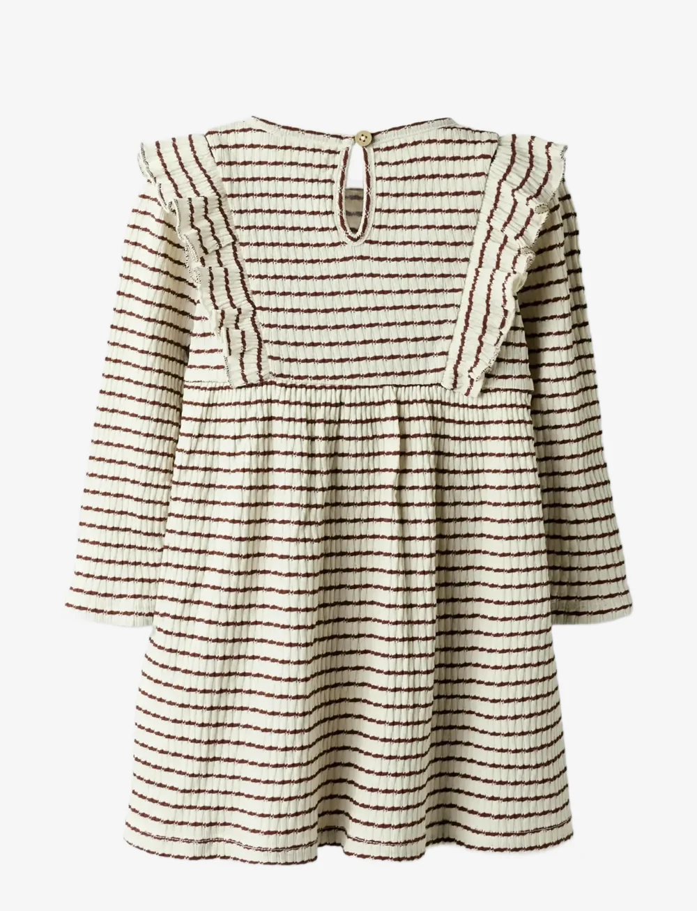 Lil'Atelier - NMFOSOPHIA LS DRESS LIL - casual jurken met lange mouwen - hot chocolate - 1