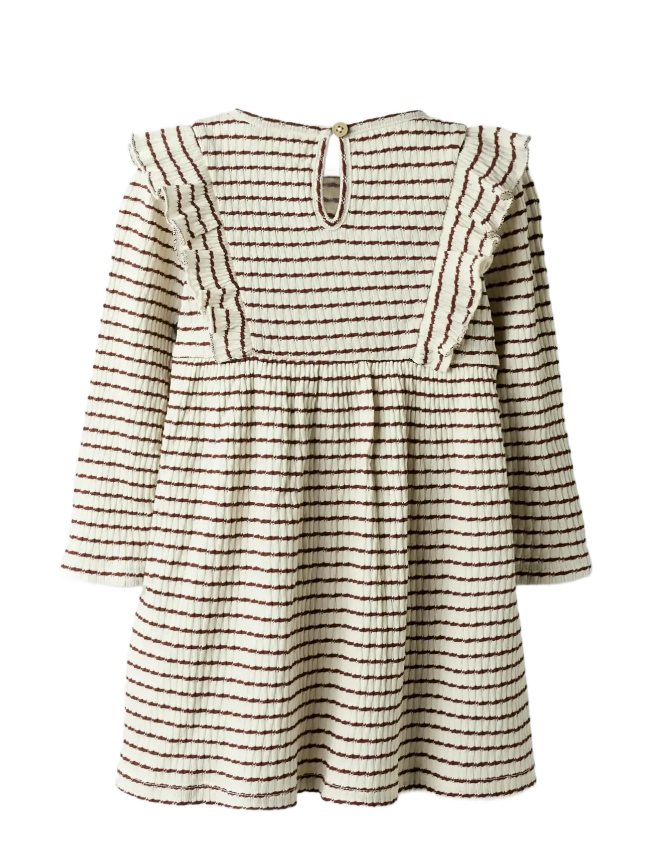 Lil'Atelier - NMFOSOPHIA LS DRESS LIL - hot chocolate - 2