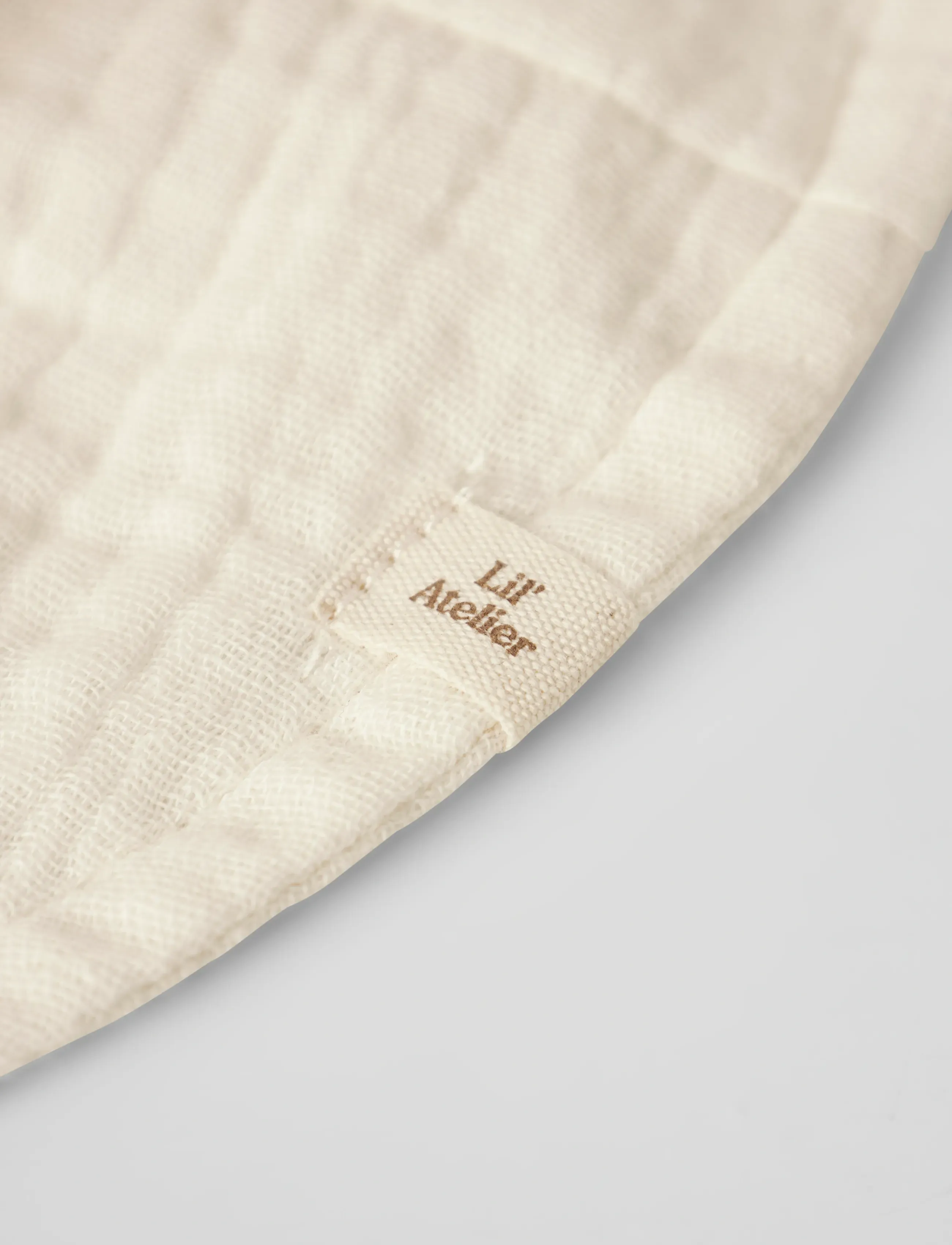 Lil'Atelier - NBNFOLLY HAT LIL - solhatte - coconut milk - 3