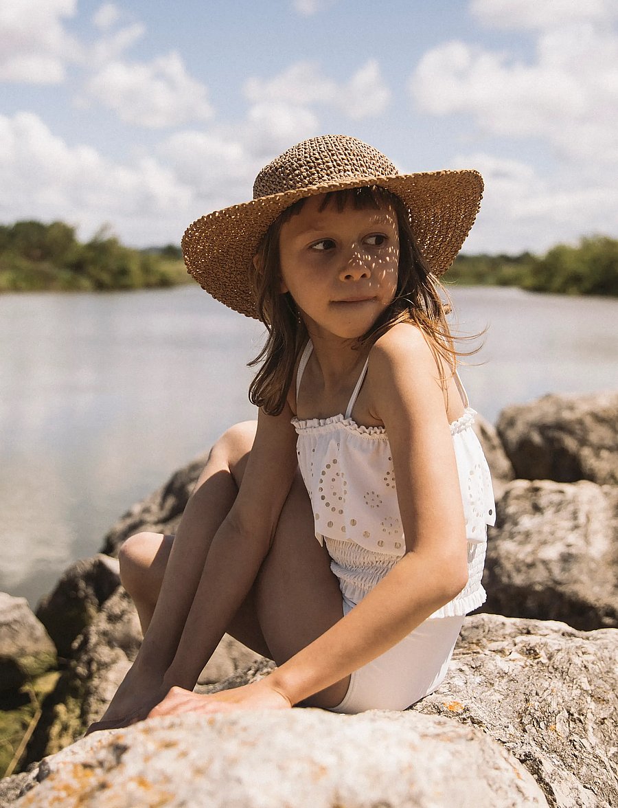 Lil'Atelier - NMNFENJO LIO BEACH HAT LIL - päikesemütsid - oxford tan - 0