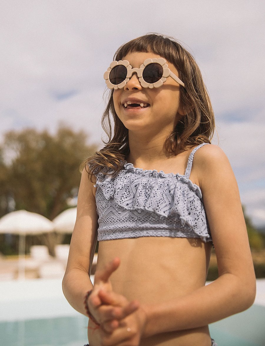 Lil'Atelier - NMFFELINE SWIM SET LIL - dviejų dalių maudymosi kostiumėliai - zen blue - 0