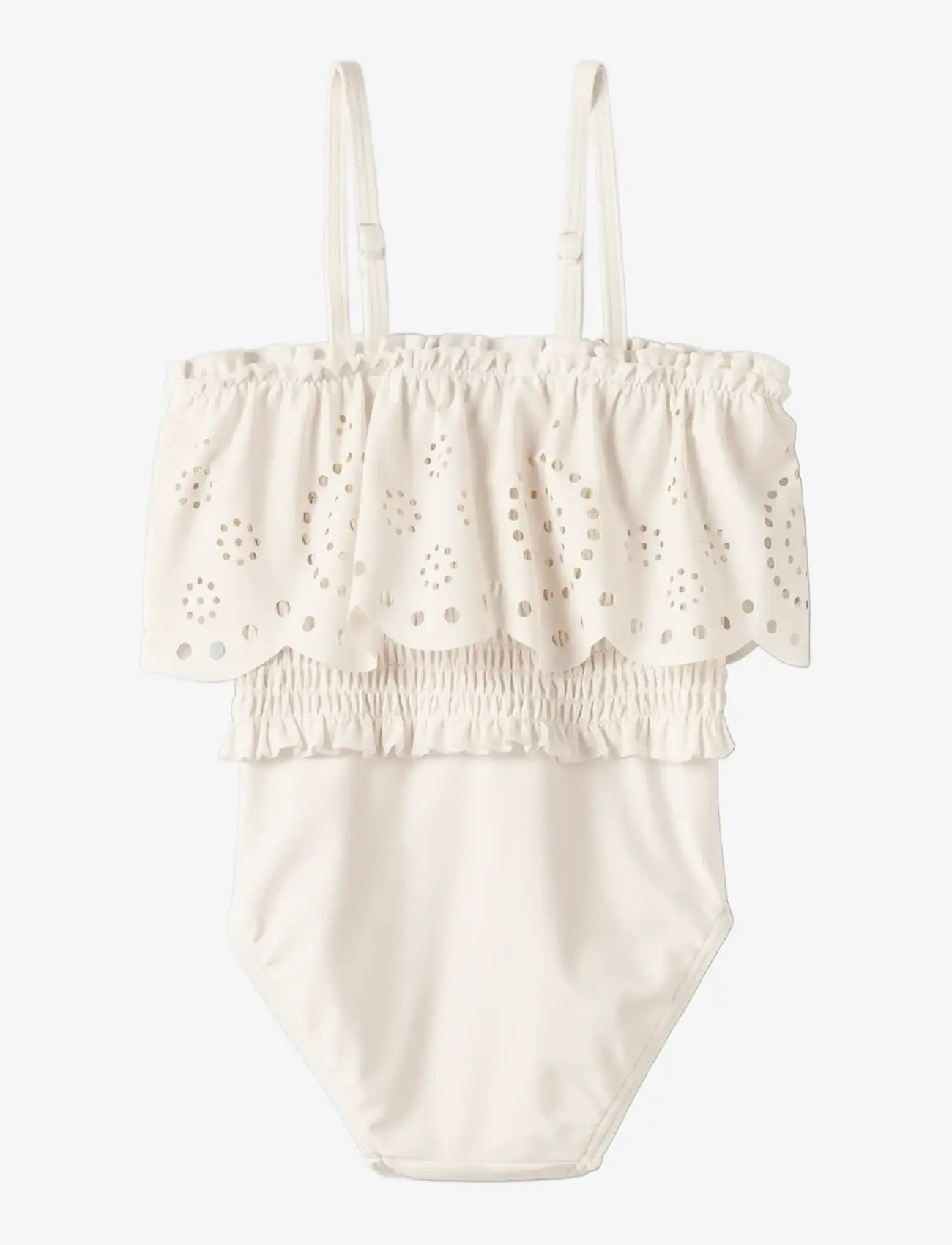 Lil'Atelier - NMFFERGIE SWIMSUIT LIL - badeanzüge - coconut milk - 1