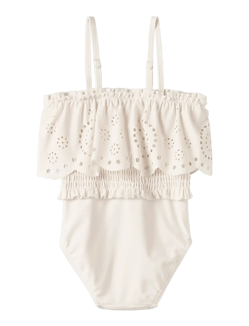 Lil'Atelier - NMFFERGIE SWIMSUIT LIL - badeanzüge - coconut milk - 1