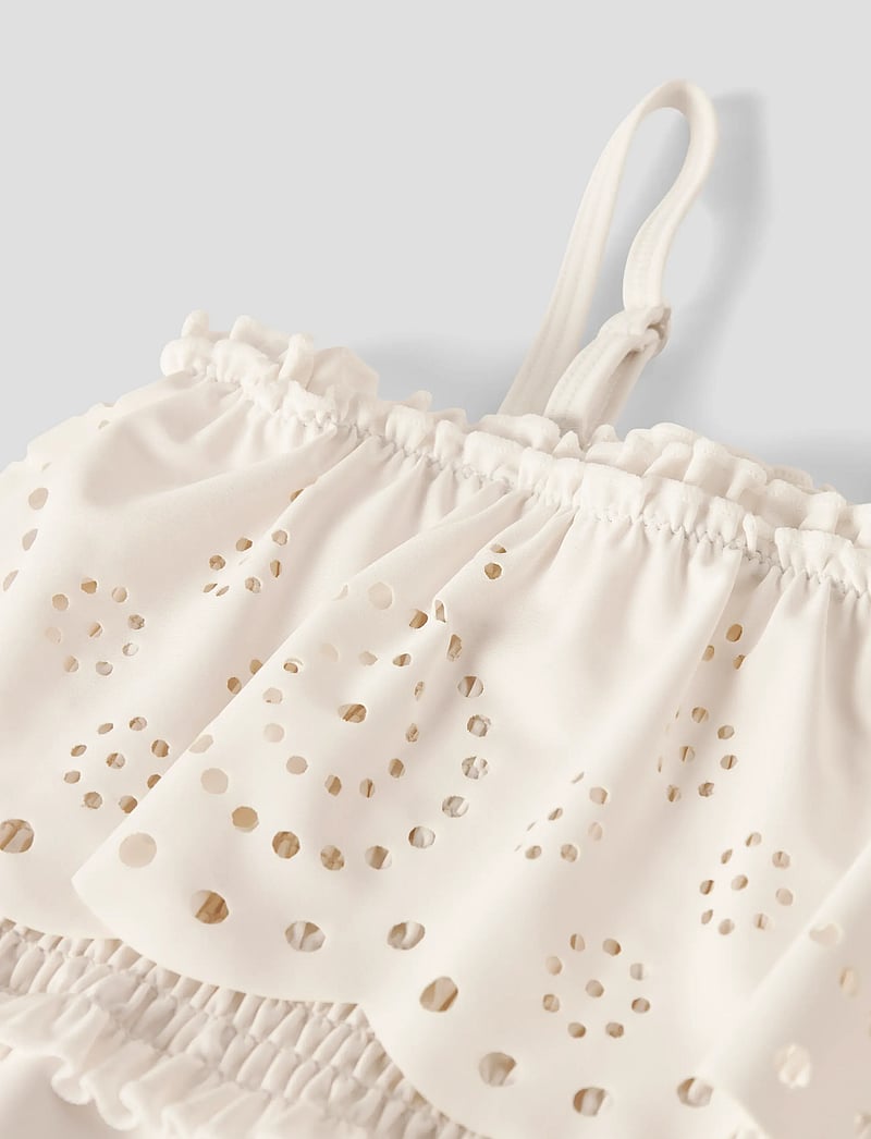 Lil'Atelier - NMFFERGIE SWIMSUIT LIL - badeanzüge - coconut milk - 2