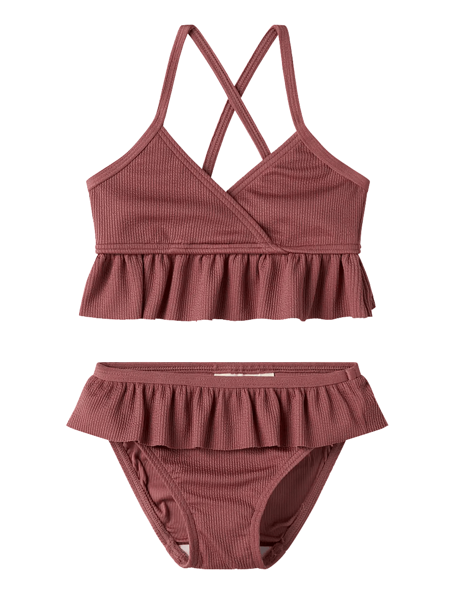 Lil'Atelier - NMFFOLA FIA SWIM SET LIL - bikinier - withered rose - 1