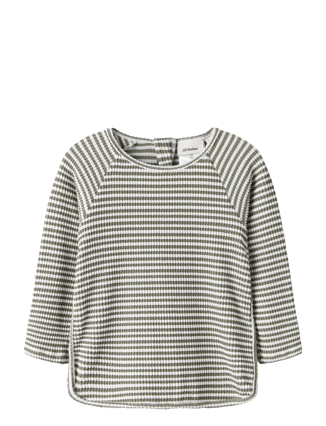 Lil'Atelier NMMFREDO FIN LS UV TOP LIL - Badkläder - OVERLAND TREK / khaki/green