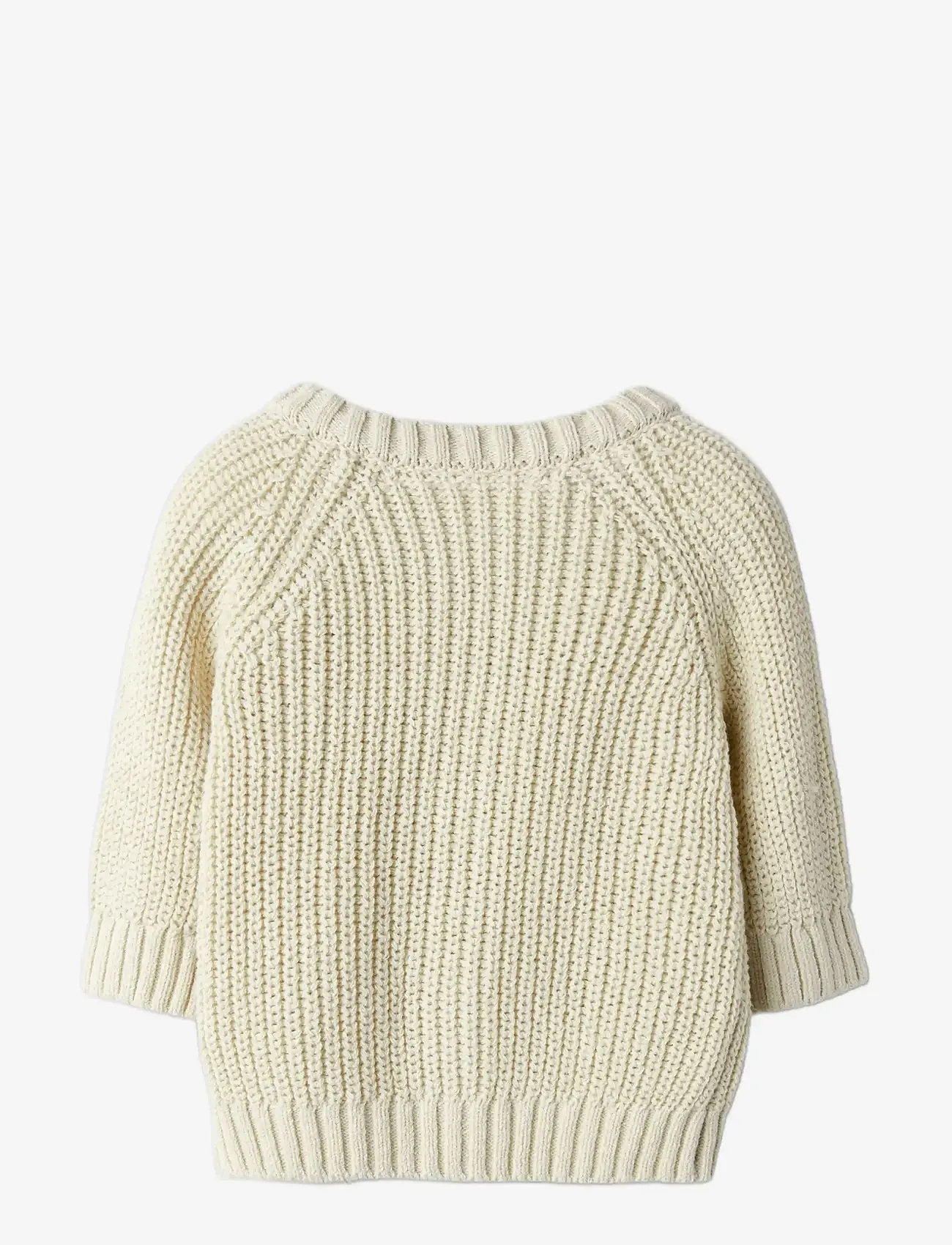 Lil'Atelier - NBFEMLEN LEN LS KNIT CARD LIL - koftor - turtledove - 1