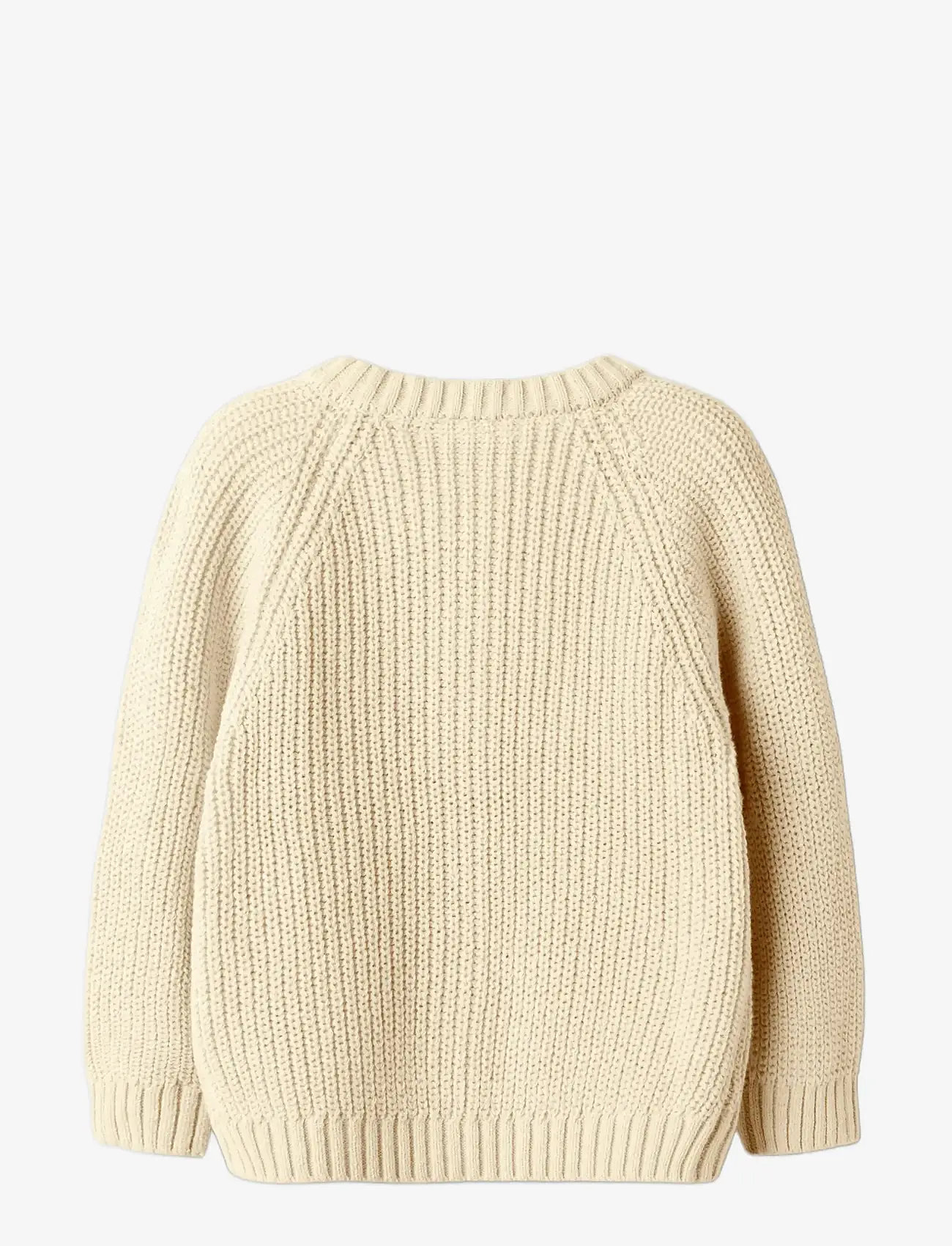 Lil'Atelier - NMFEMLEN LEN LS KNIT CARD LIL - turtledove - 1