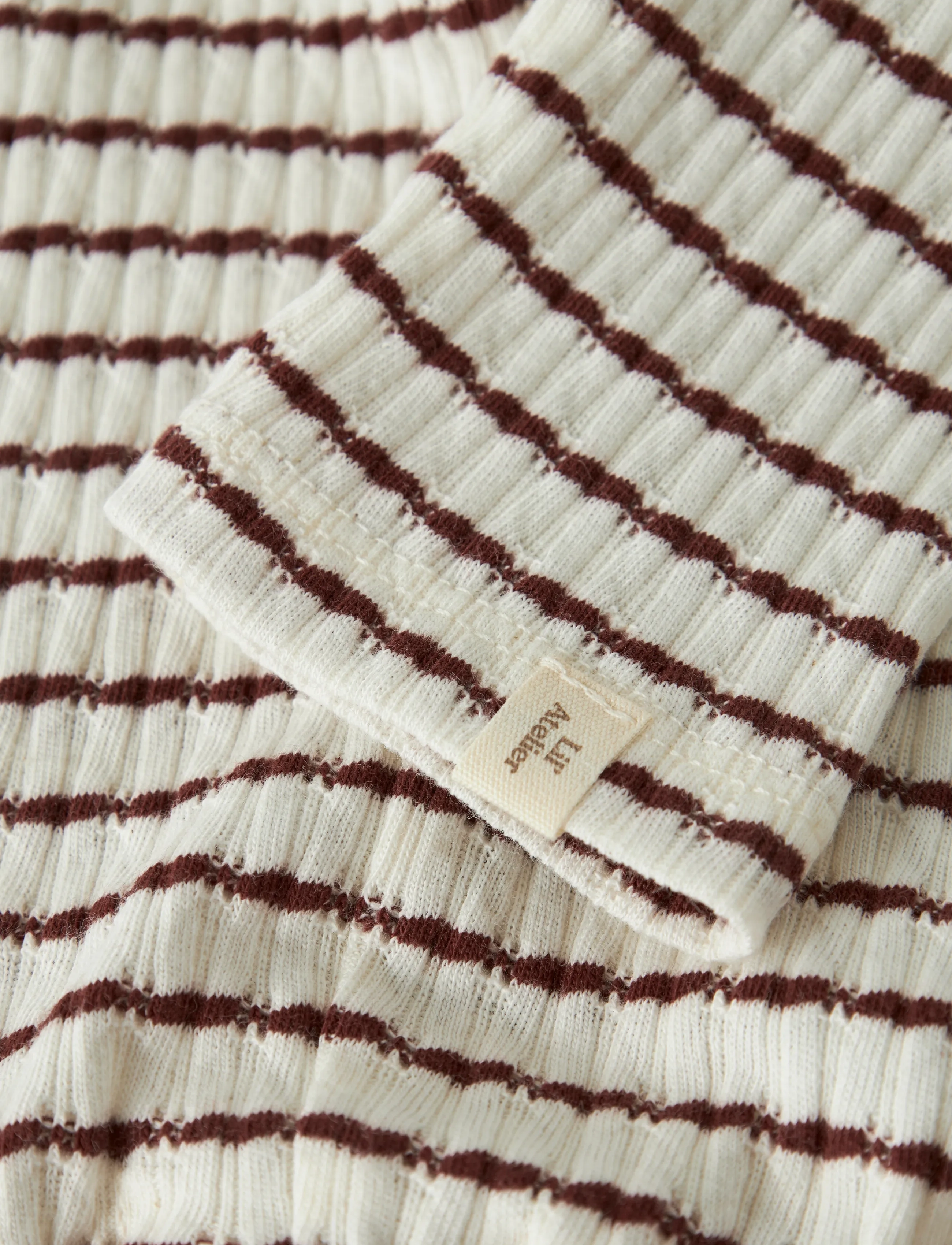 Lil'Atelier NBFOSOPHIA SLIM LEGGINGS LIL - Püksid - HOT CHOCOLATE / cream