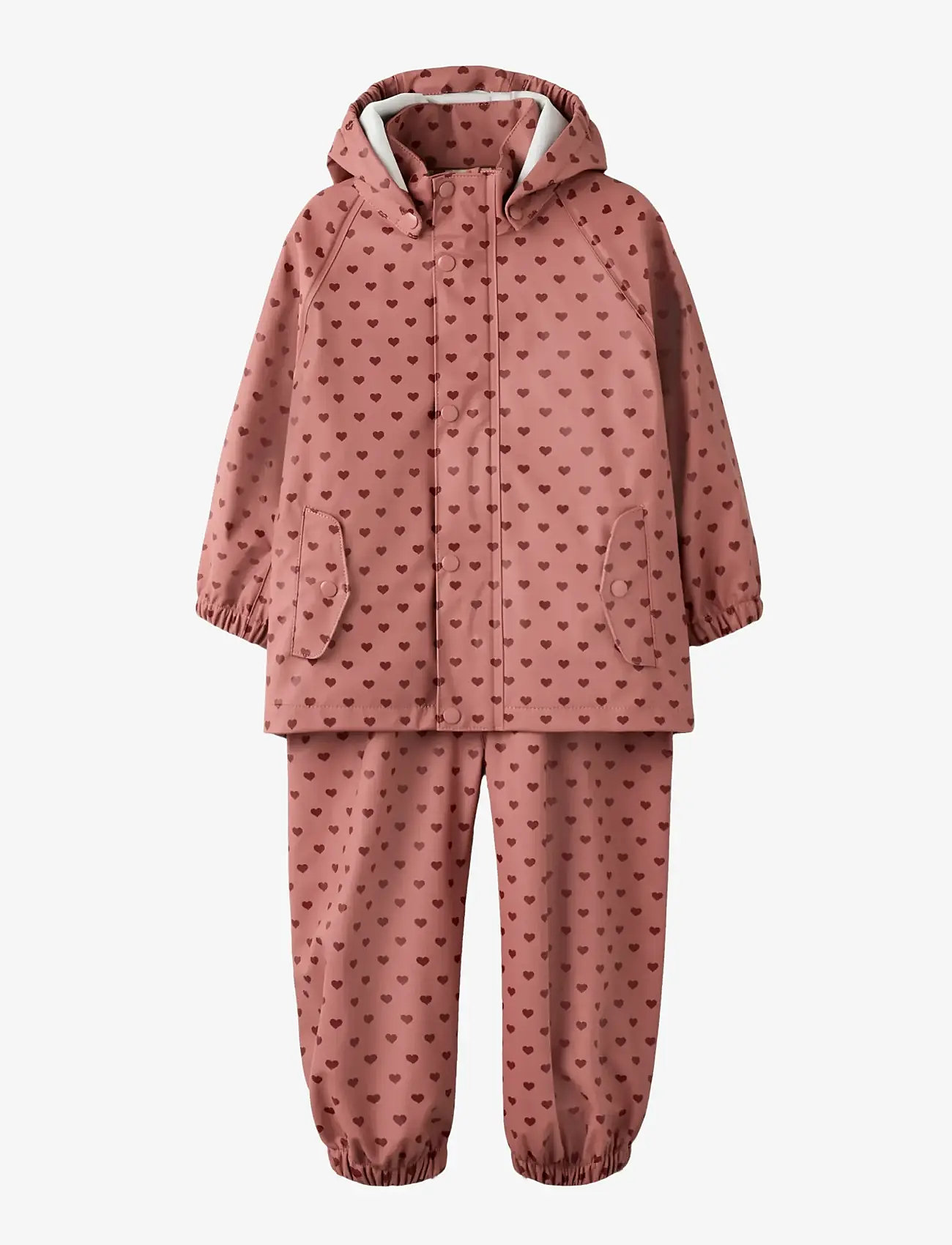 Lil'Atelier - NMFLADRY10 RAIN SET FO LIL - vihmakomplektid - withered rose - 1