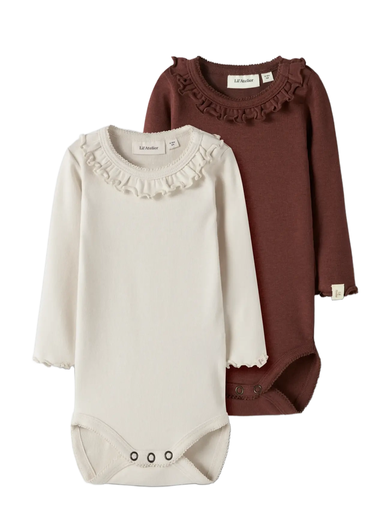 Lil'Atelier NBFGAYO KOJ 2P LS SLIM BODY LIL - 4 for 3 - TURTLEDOVE / multi