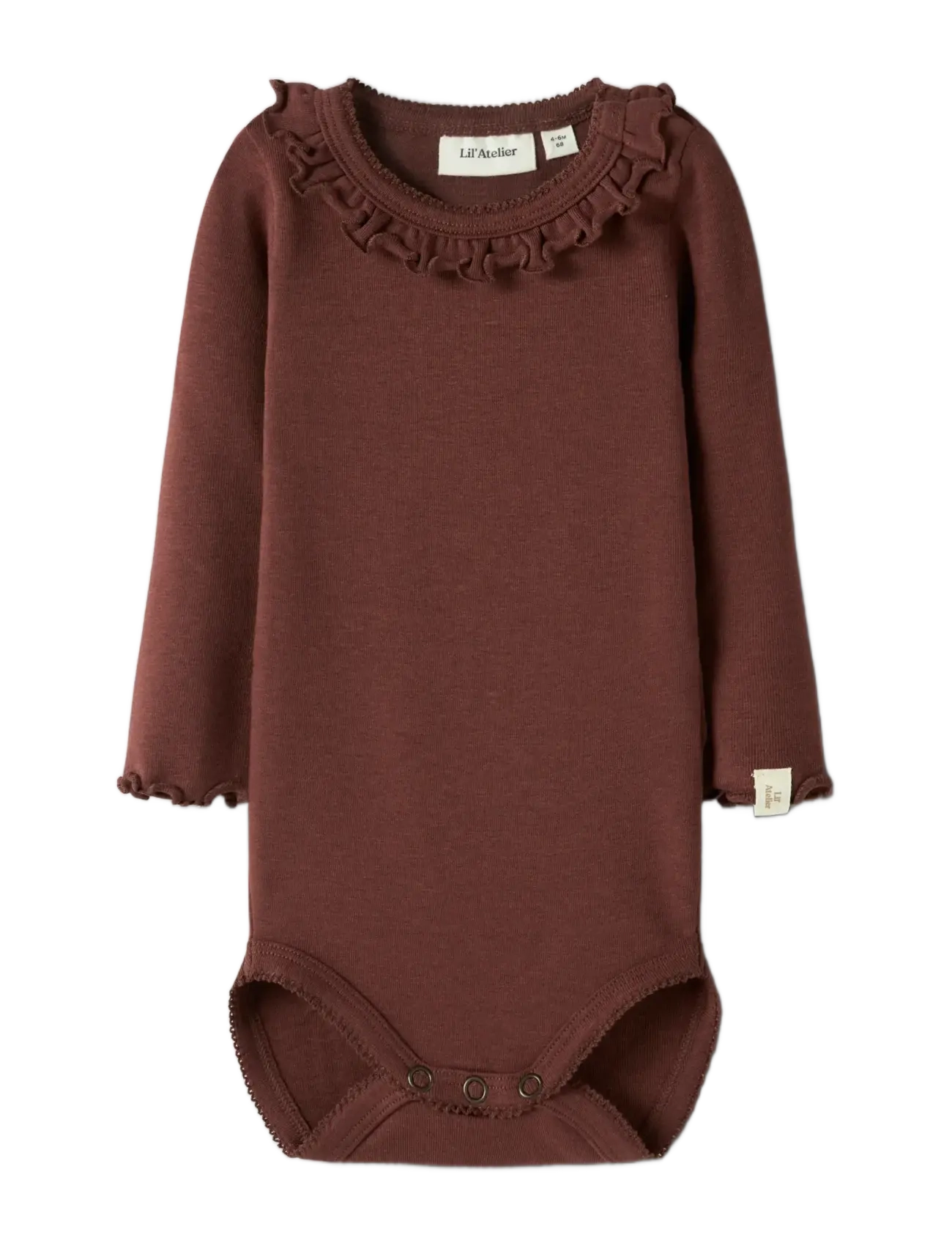 Lil'Atelier - NBFGAYO KOJ 2P LS SLIM BODY LIL - langärmelige bodys - turtledove - 2