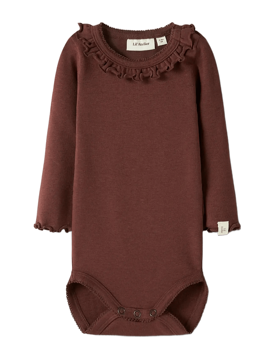 Lil'Atelier - NBFGAYO KOJ 2P LS SLIM BODY LIL - langärmelige bodys - turtledove - 2