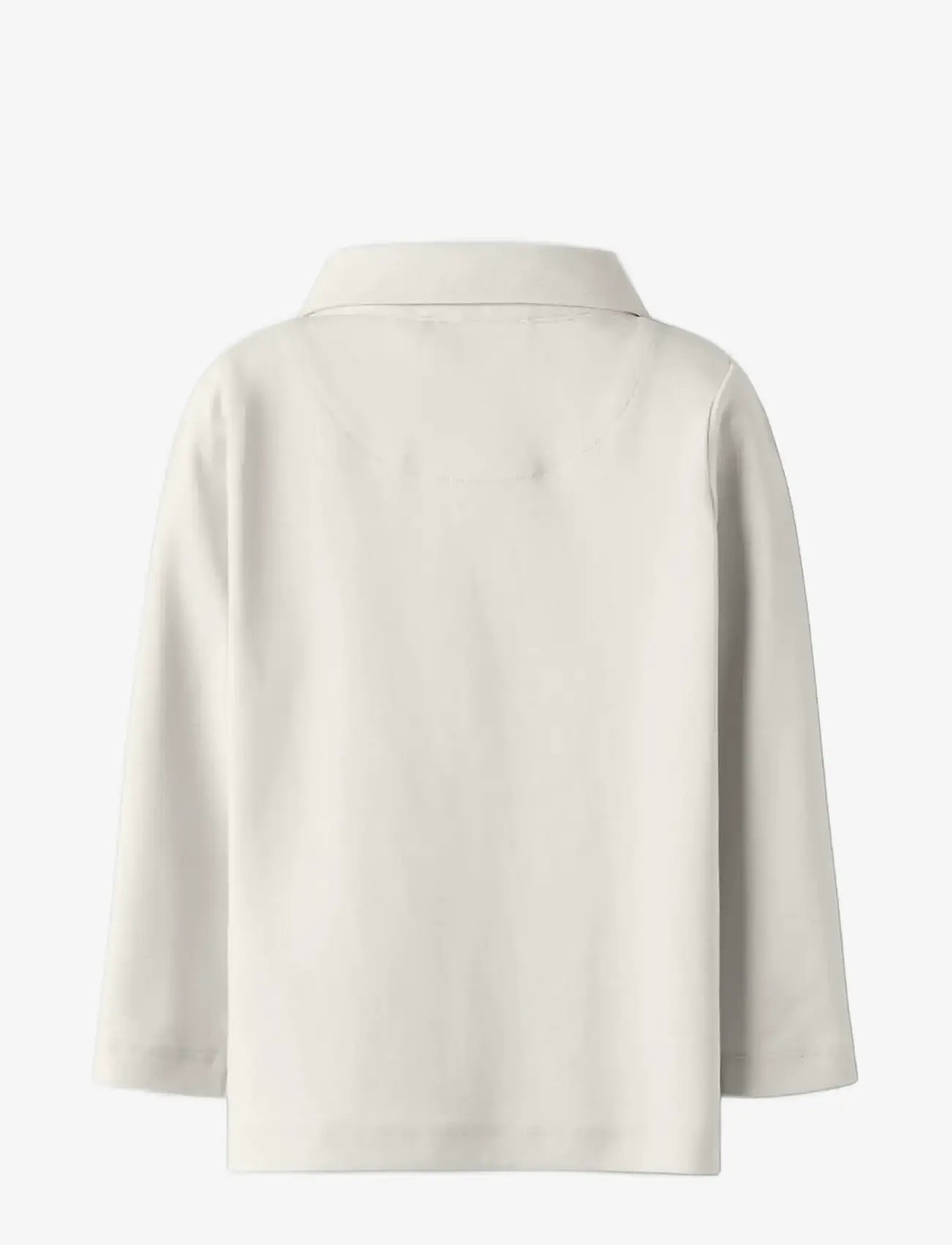 Lil'Atelier - NMMFUNDO LUP LS TOP LIL - langärmelig poloshirt - turtledove - 1