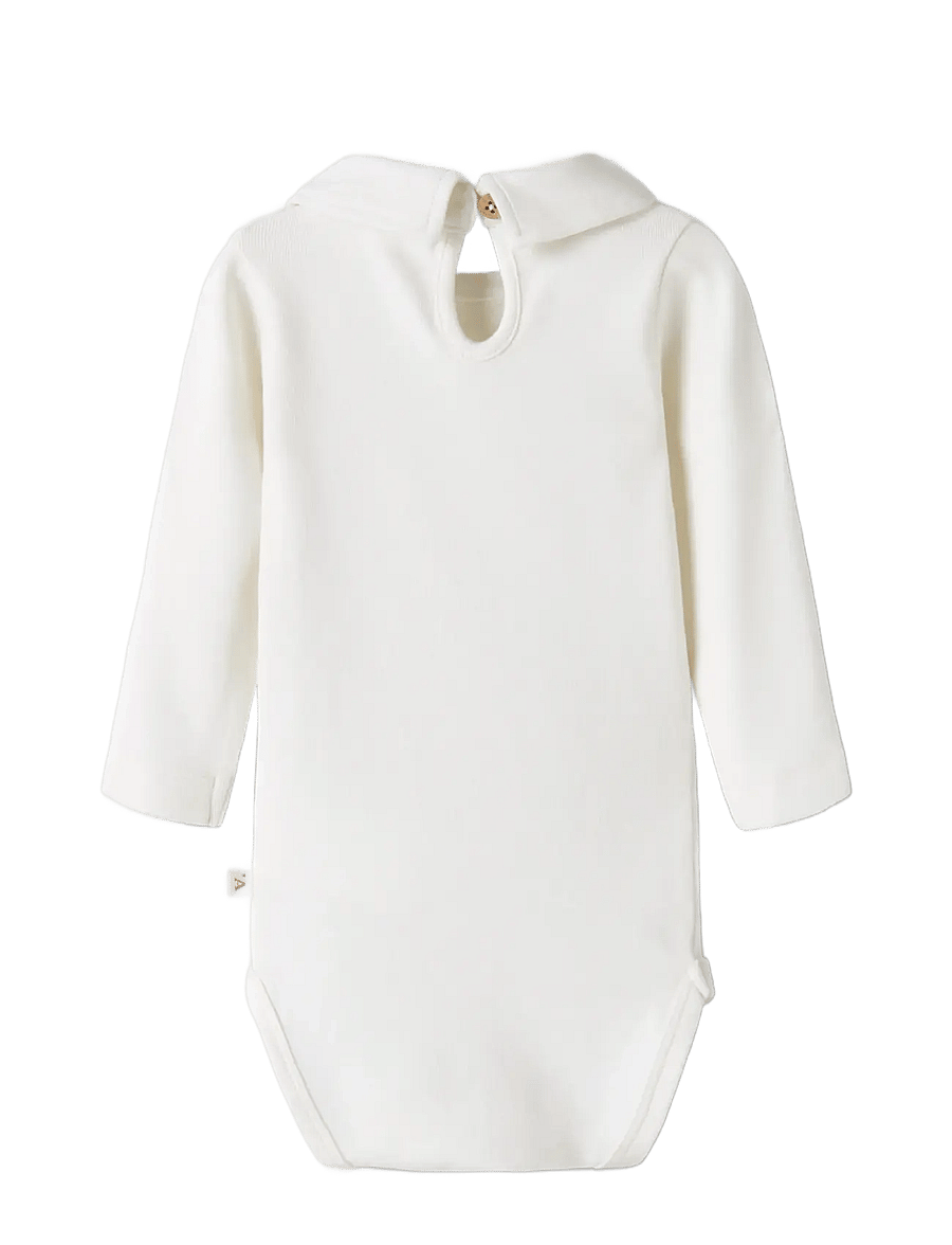 Lil'Atelier - NBMFUNDO LUP LS BODY LIL NOOS - langerma - coconut milk - 1
