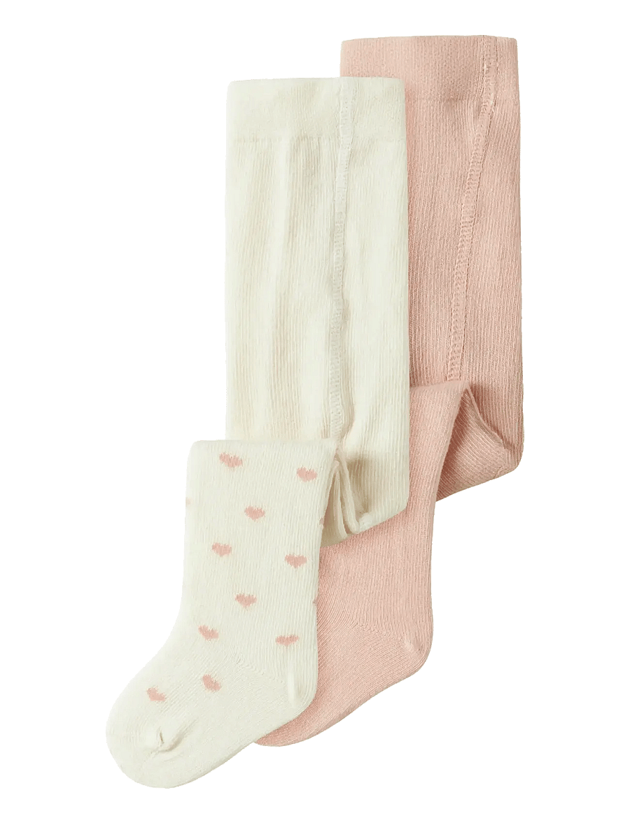 Lil'Atelier - NBFILSO 2P DILO PANTYHOSE LIL - panties - cameo rose - 1