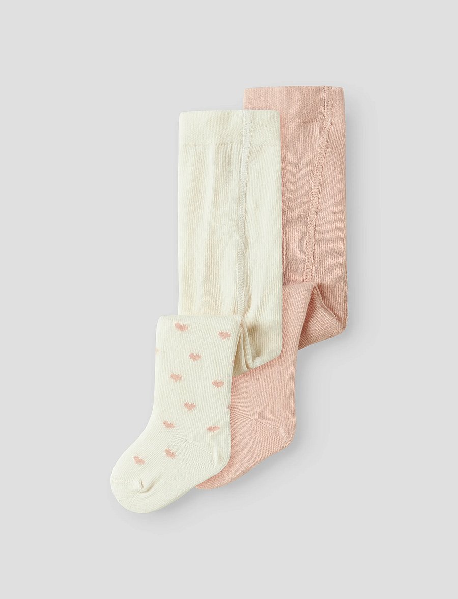 Lil'Atelier - NBFILSO 2P DILO PANTYHOSE LIL - panties - cameo rose - 0