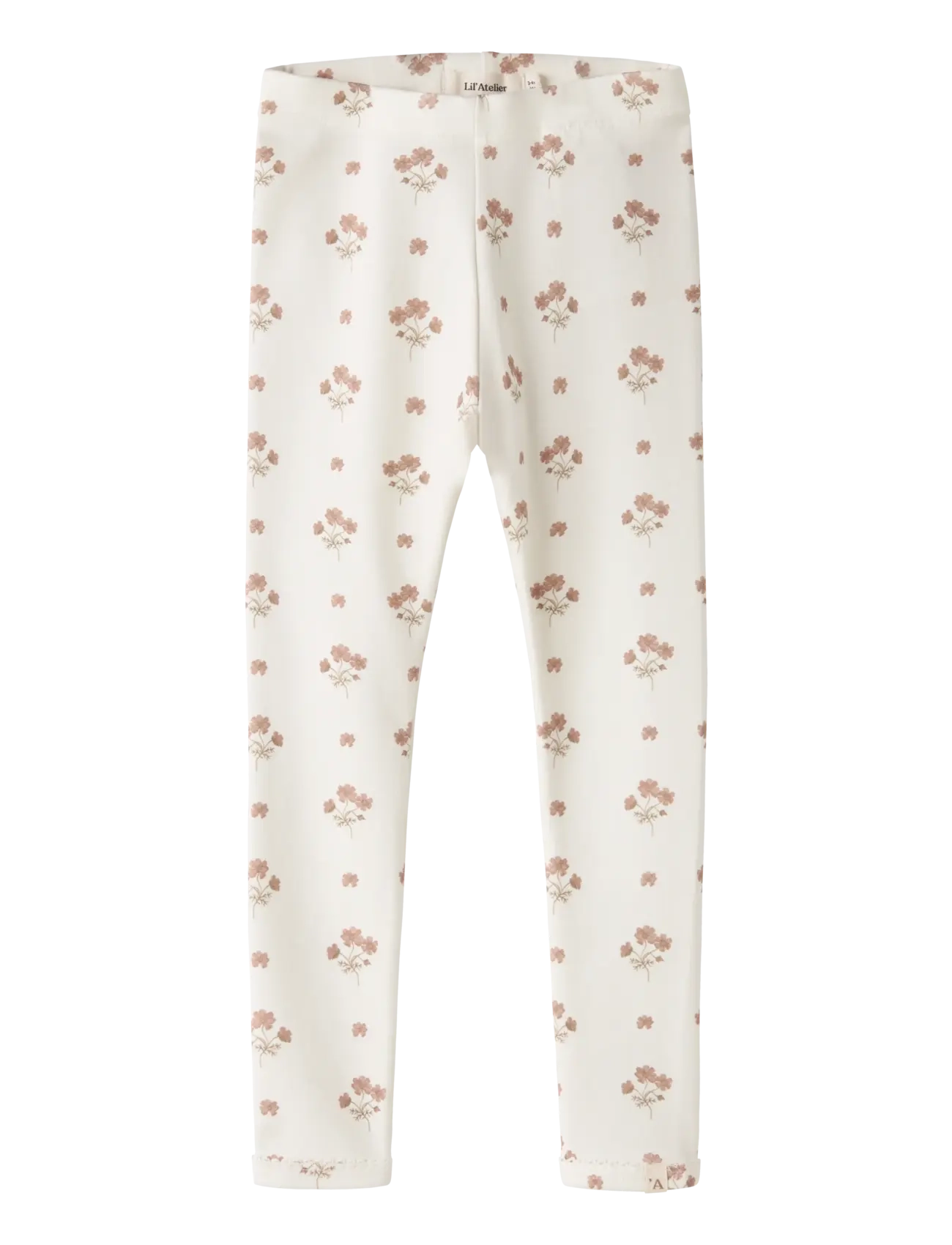 Lil'Atelier - NMFLAYO SIN SLIM LEGGINGS LIL - leggings - coconut milk - 0