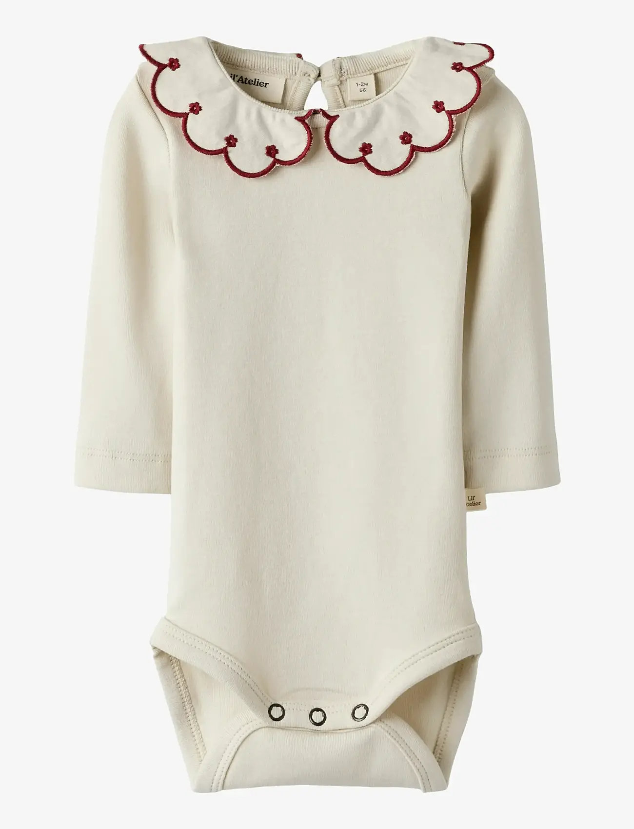Lil'Atelier - NBFFUNDO LUS LS SLIM BODY LIL - long-sleeved bodies - turtledove - 1