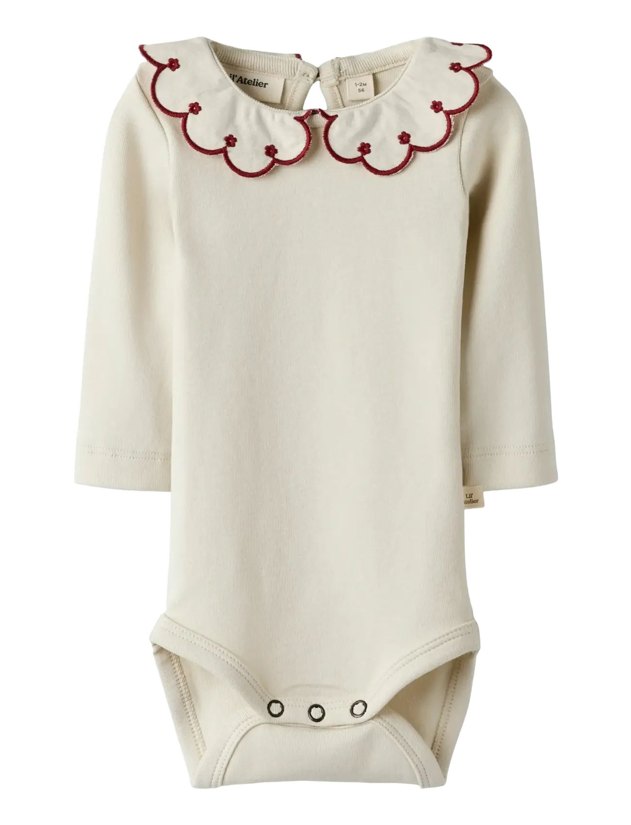 Lil'Atelier NBFFUNDO LUS LS SLIM BODY LIL - Vintererbjudanden - TURTLEDOVE / cream