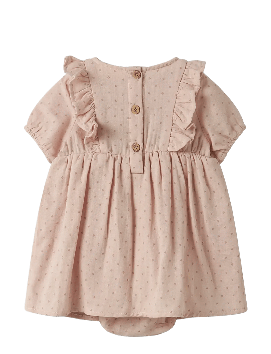 Lil'Atelier - NBFDEMBE SS LOOSE BODY DRESS LIL - kortærmede babykjoler - peach whip - 1